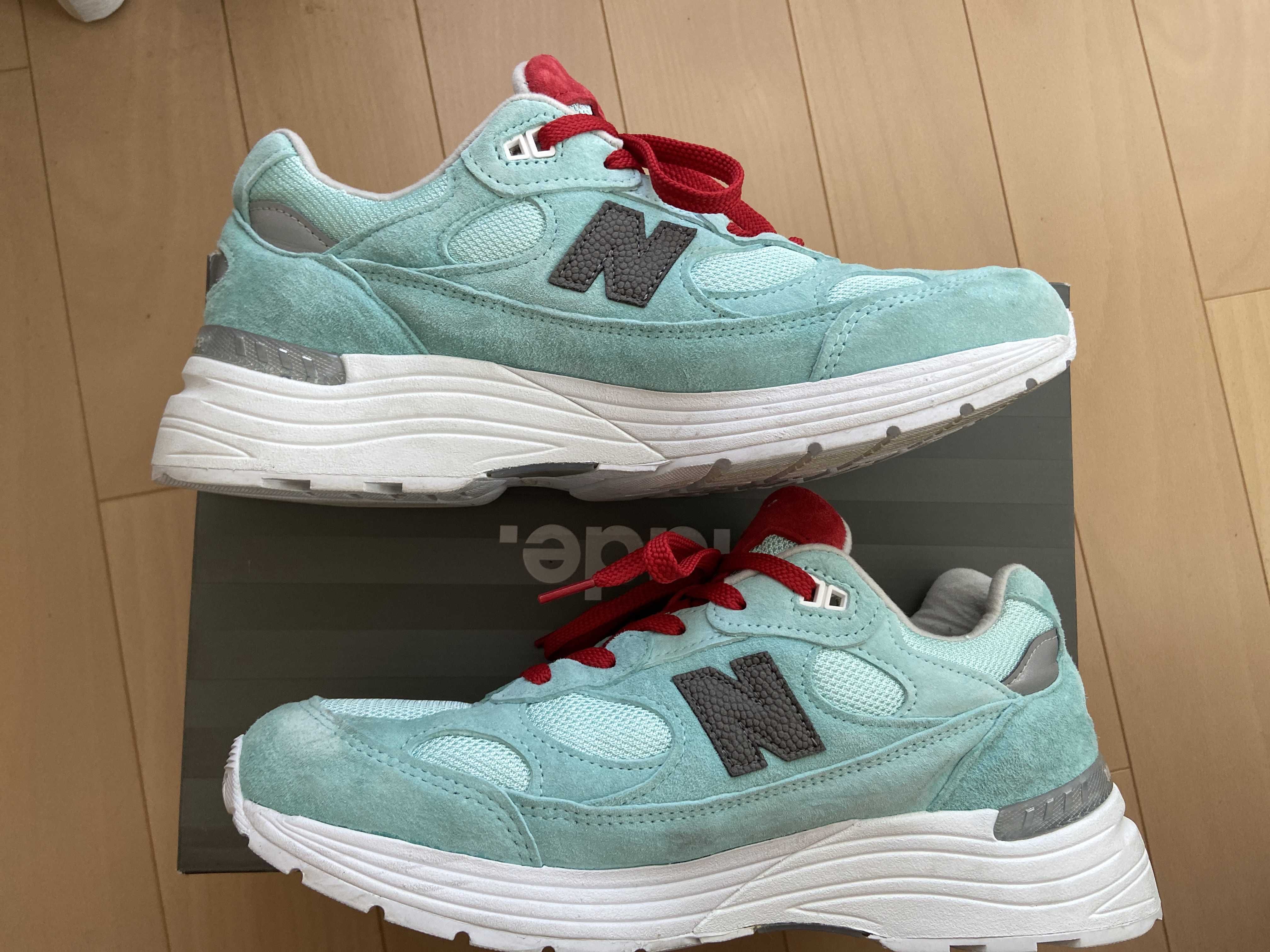 KITH × New Balance 992 Kithmas "Teal/Gray"