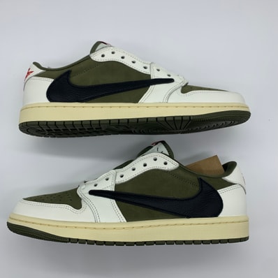 Travis Scott × Nike Air Jordan 1 Low OG SP "Reverse Olive"