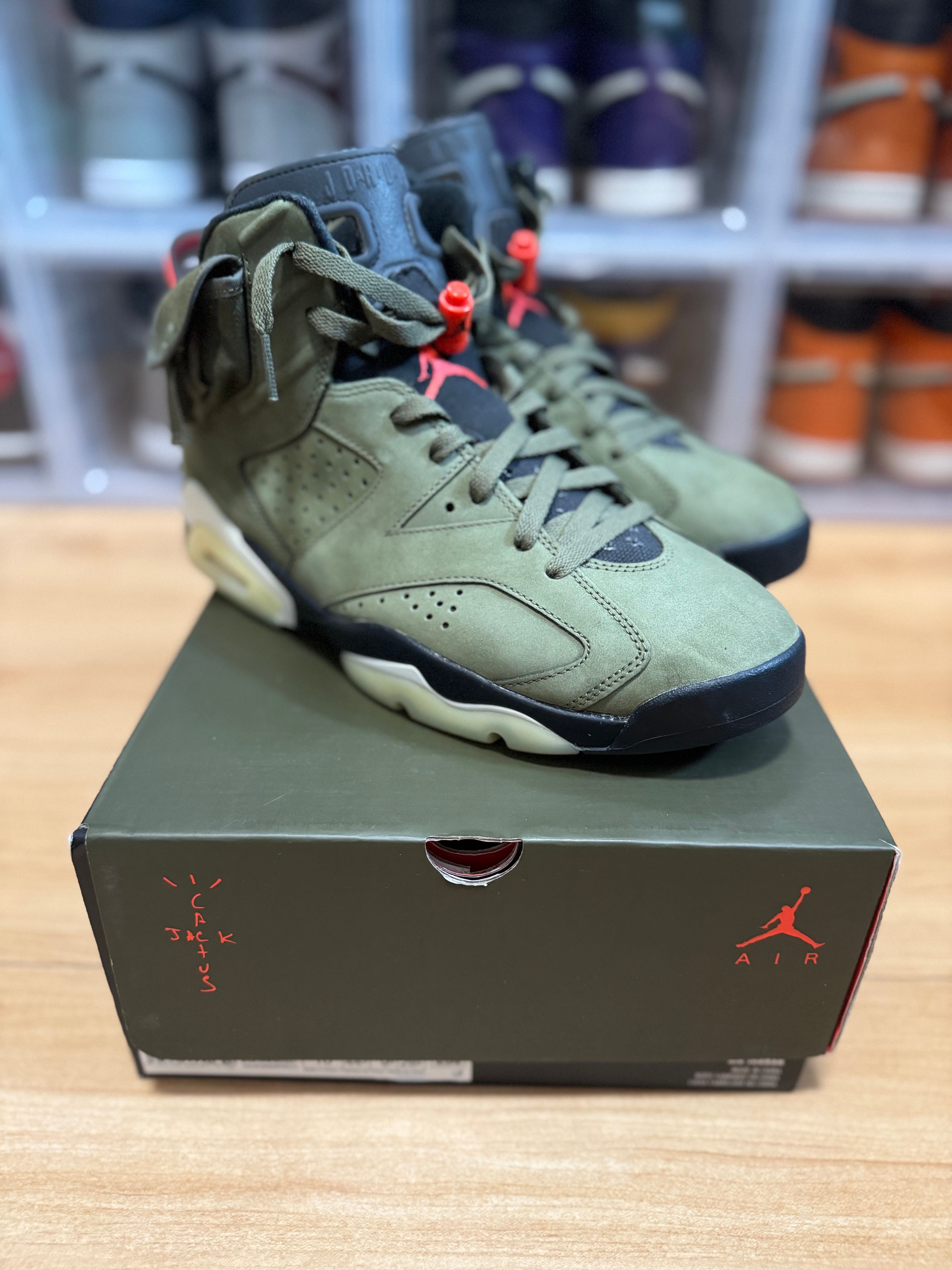 Travis Scott × Nike Air Jordan 6 Retro "Medium Olive"