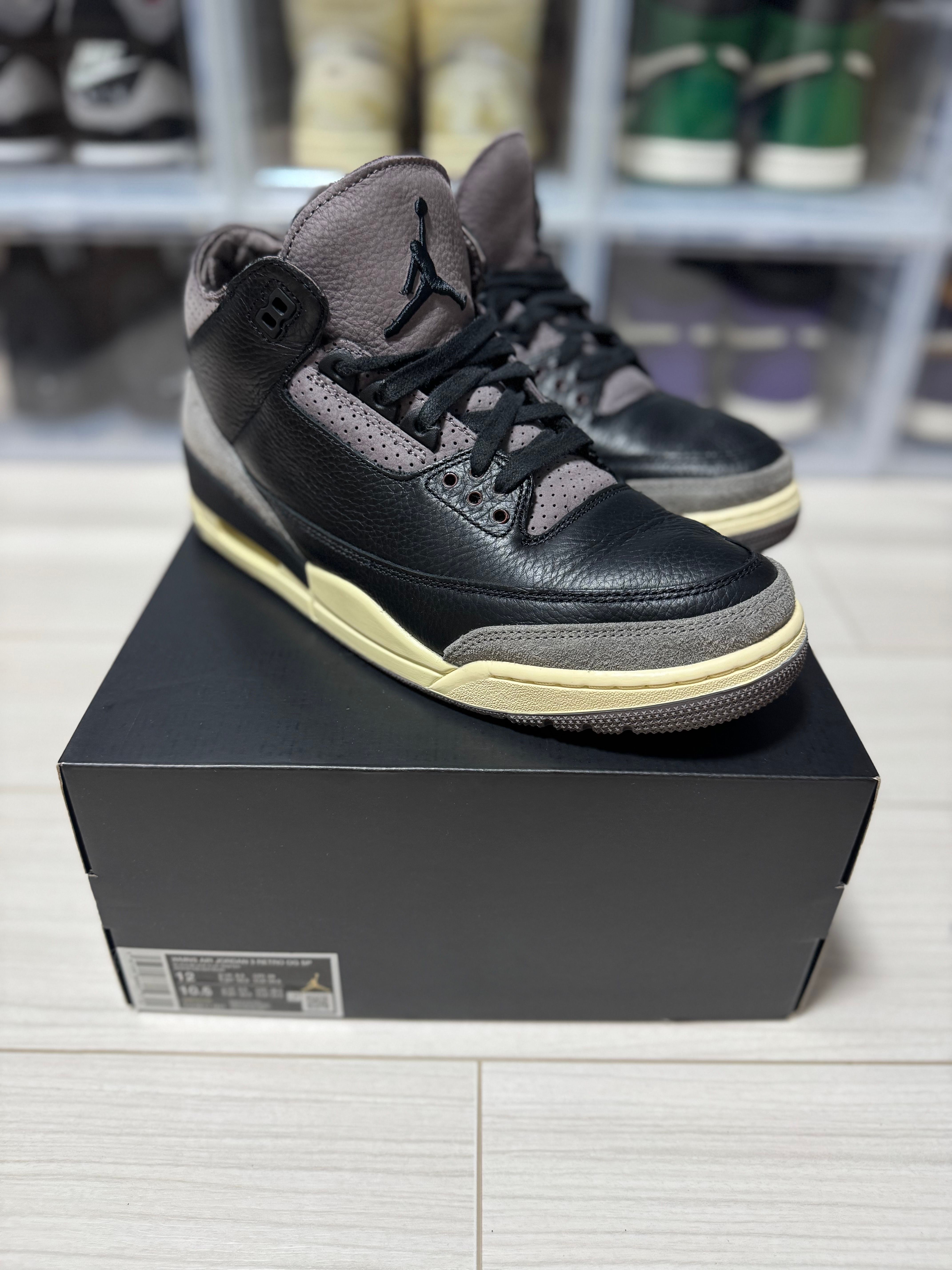 A Ma Maniere × Nike Women's Air Jordan 3 Retro OG SP "Black and Flat Pewter/WYWS"