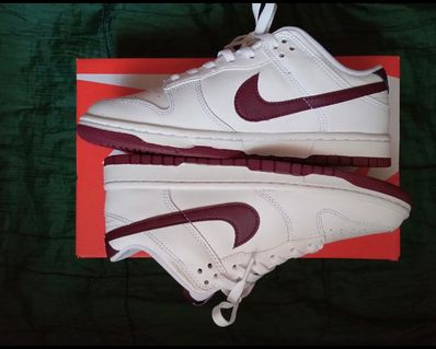 Nike Dunk Low "White/Night Maroon"