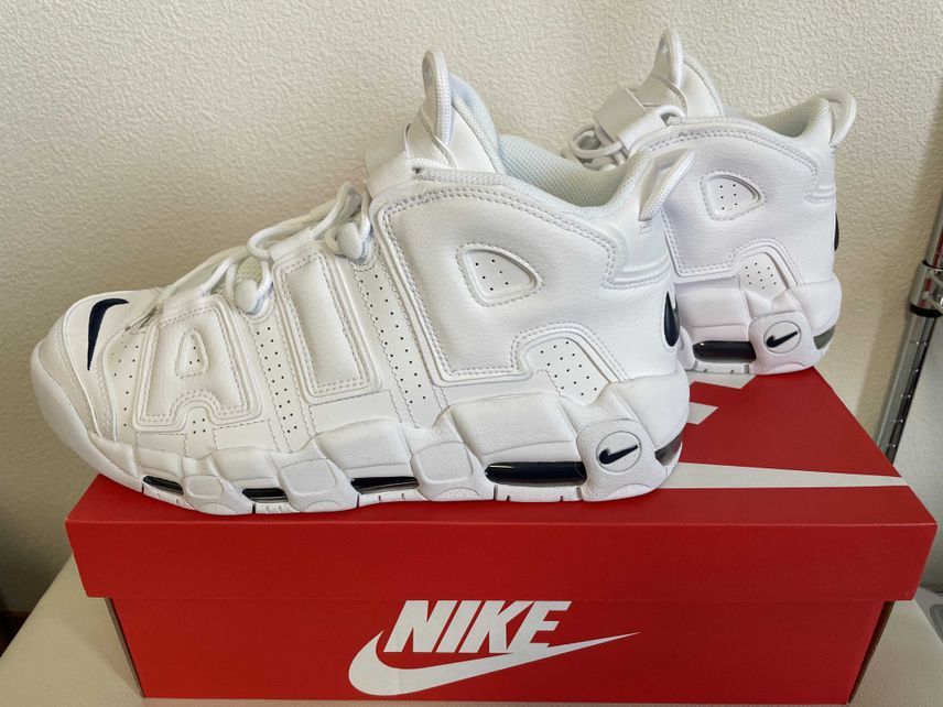 Nike Air More Uptempo "White/Midnight Navy"