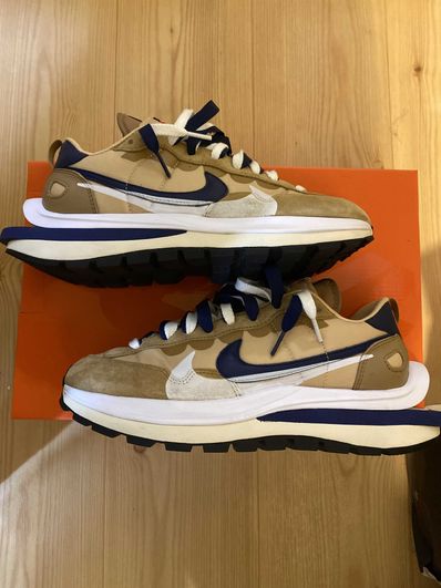 Sacai × Nike Vapor Waffle "Sesame And Blue Void"
