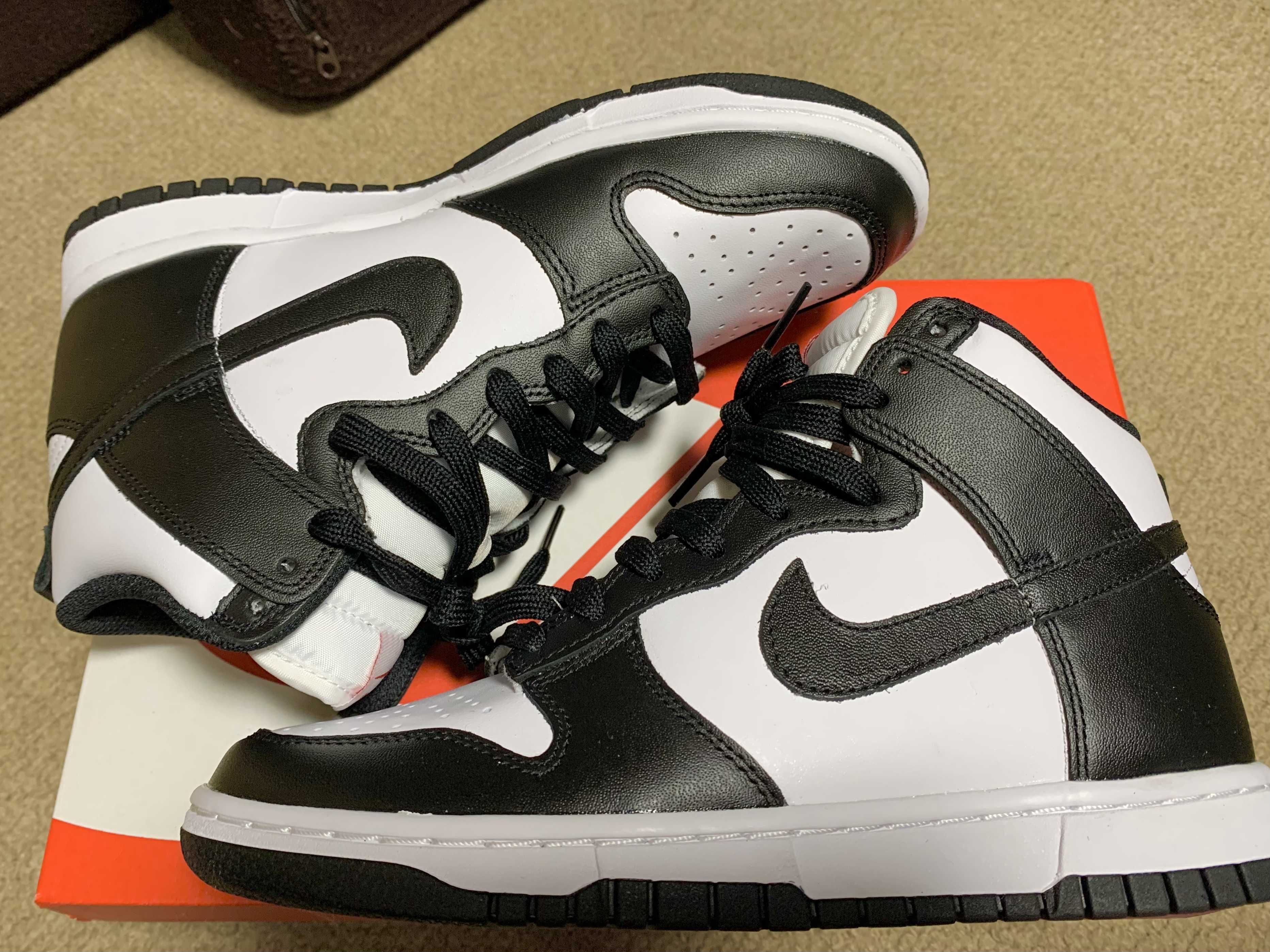 Nike Women's Dunk High "Black and White"