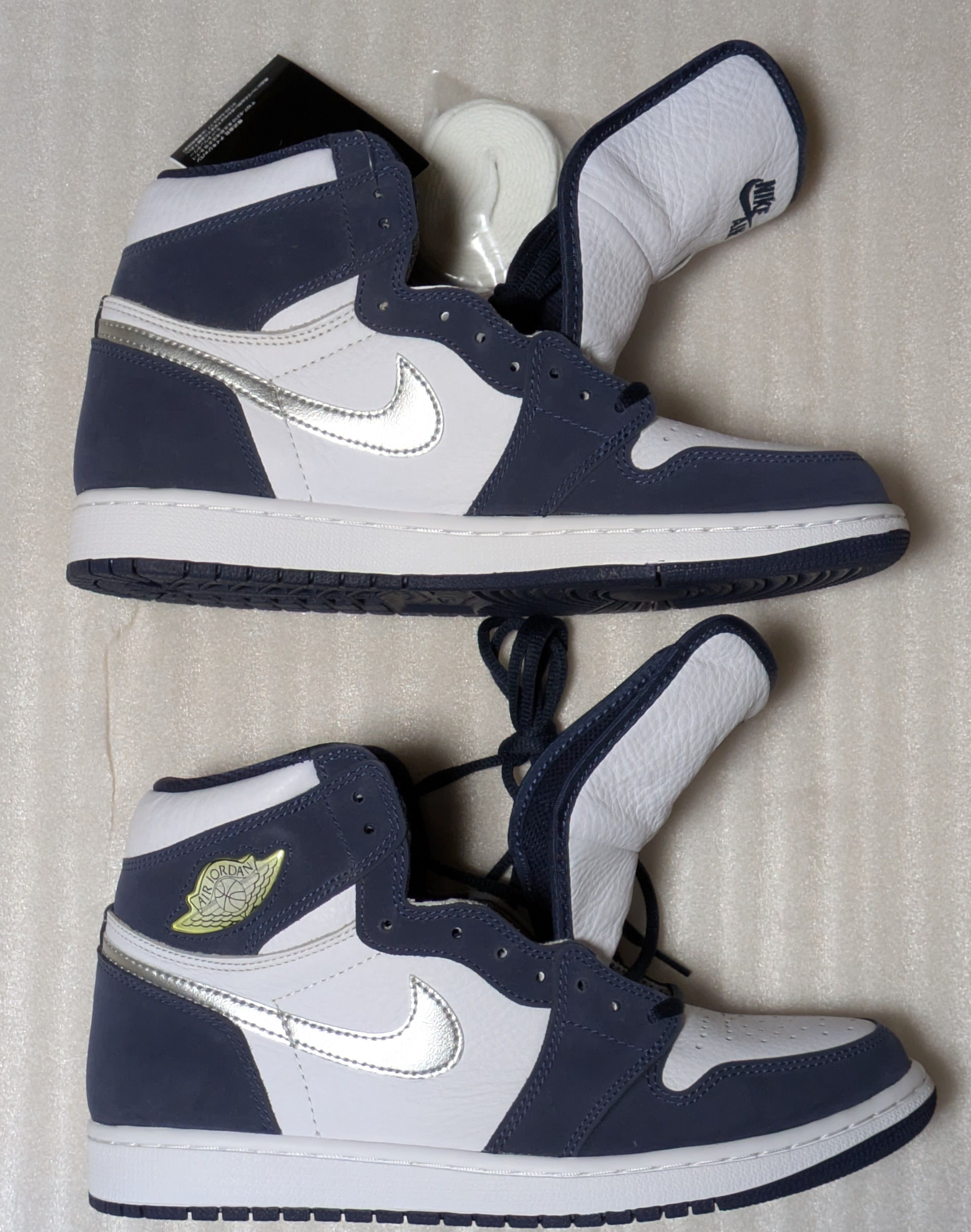 Nike Air Jordan 1 High OG CO.JP "White/Midnight Navy" (2020)(ブリーフケースなし)