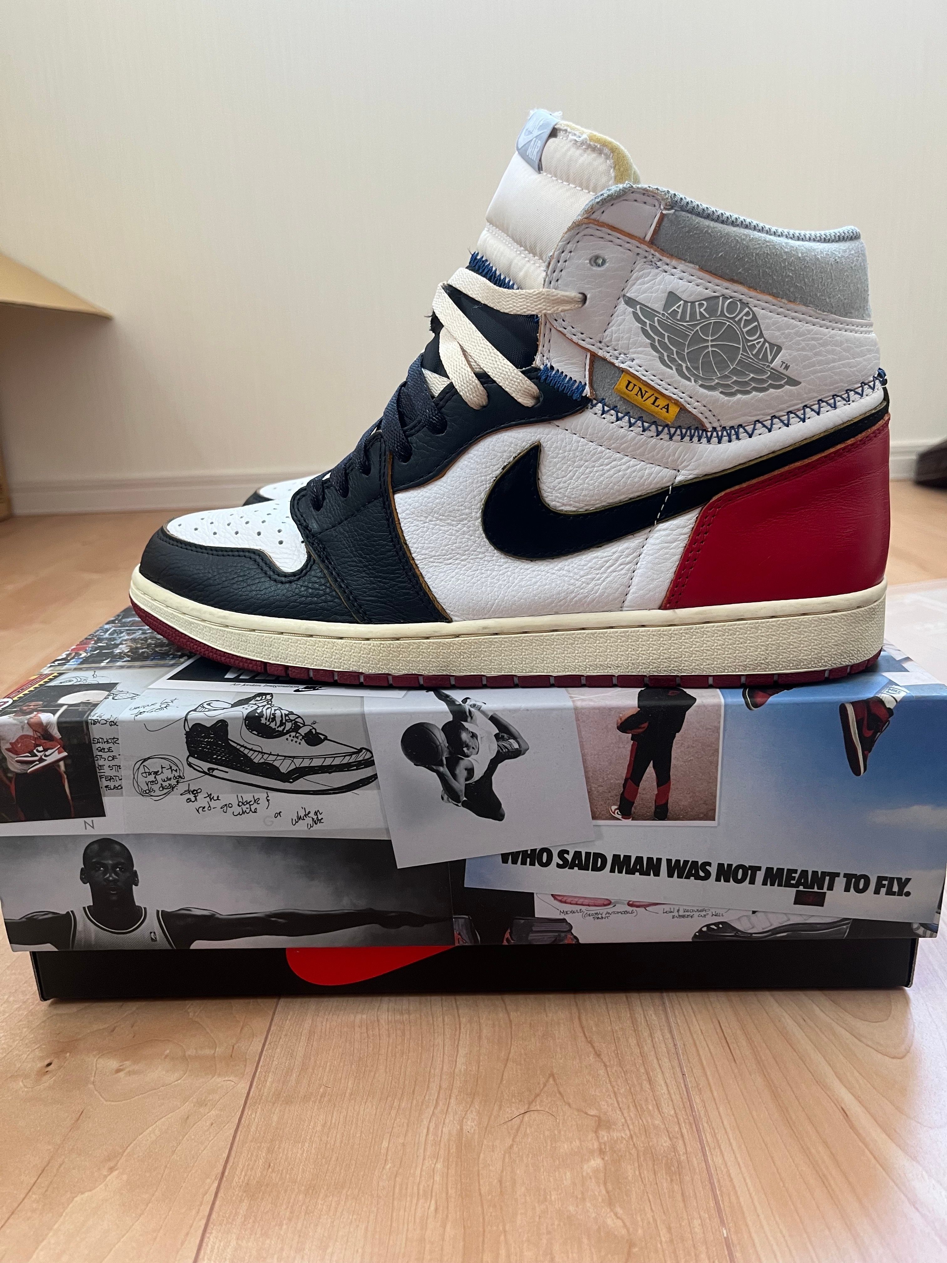 UNION × Nike Air Jordan 1 Retro High OG NRG "Varsity Red/Wolf Grey"