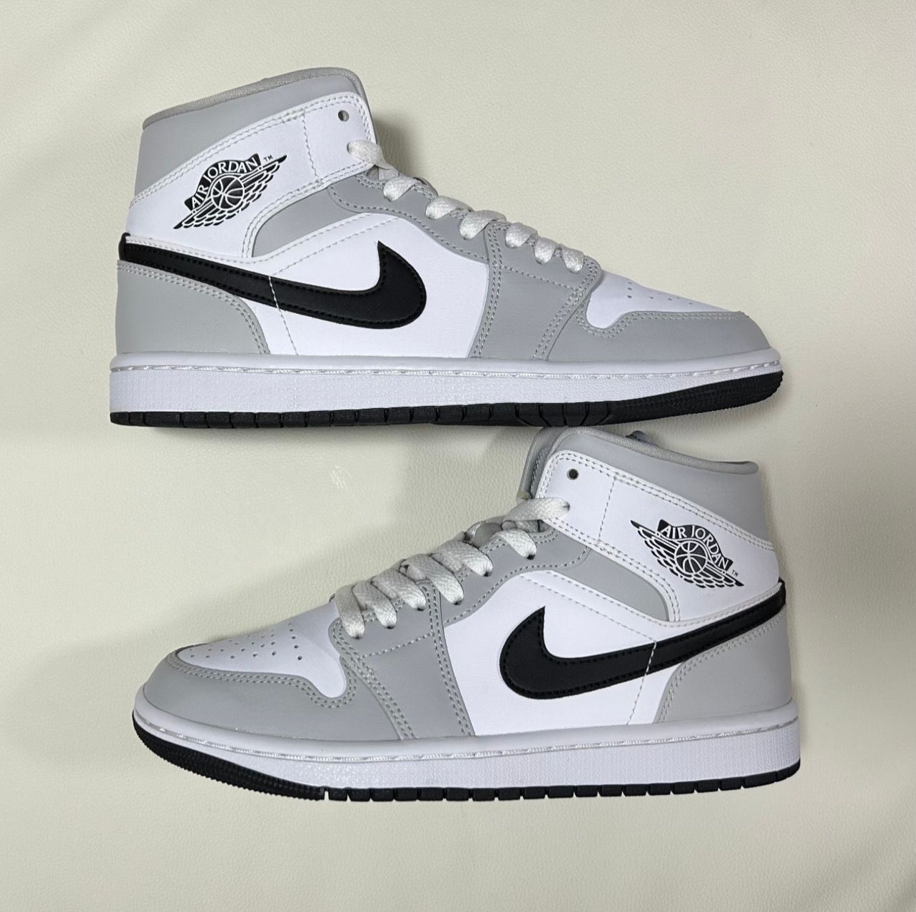 Nike Women's Air Jordan 1 Mid "Grey Fog/White/Black"