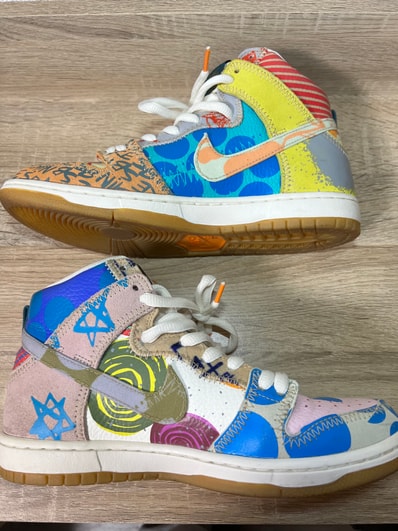 THOMAS CAMPBELL × Nike SB Dunk High "Ice Jade/Circuit Orange-Sail"