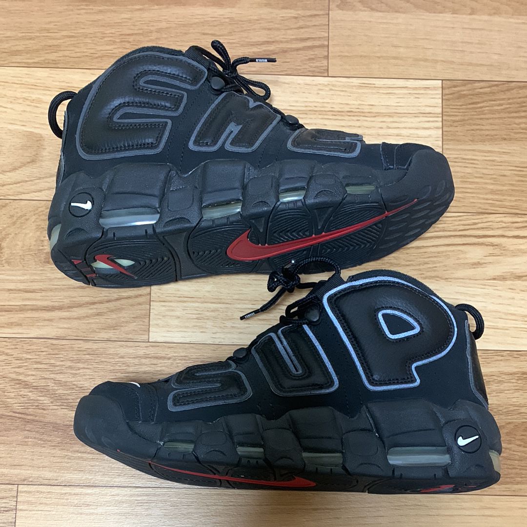 Supreme × Nike Air More Uptempo "Black"