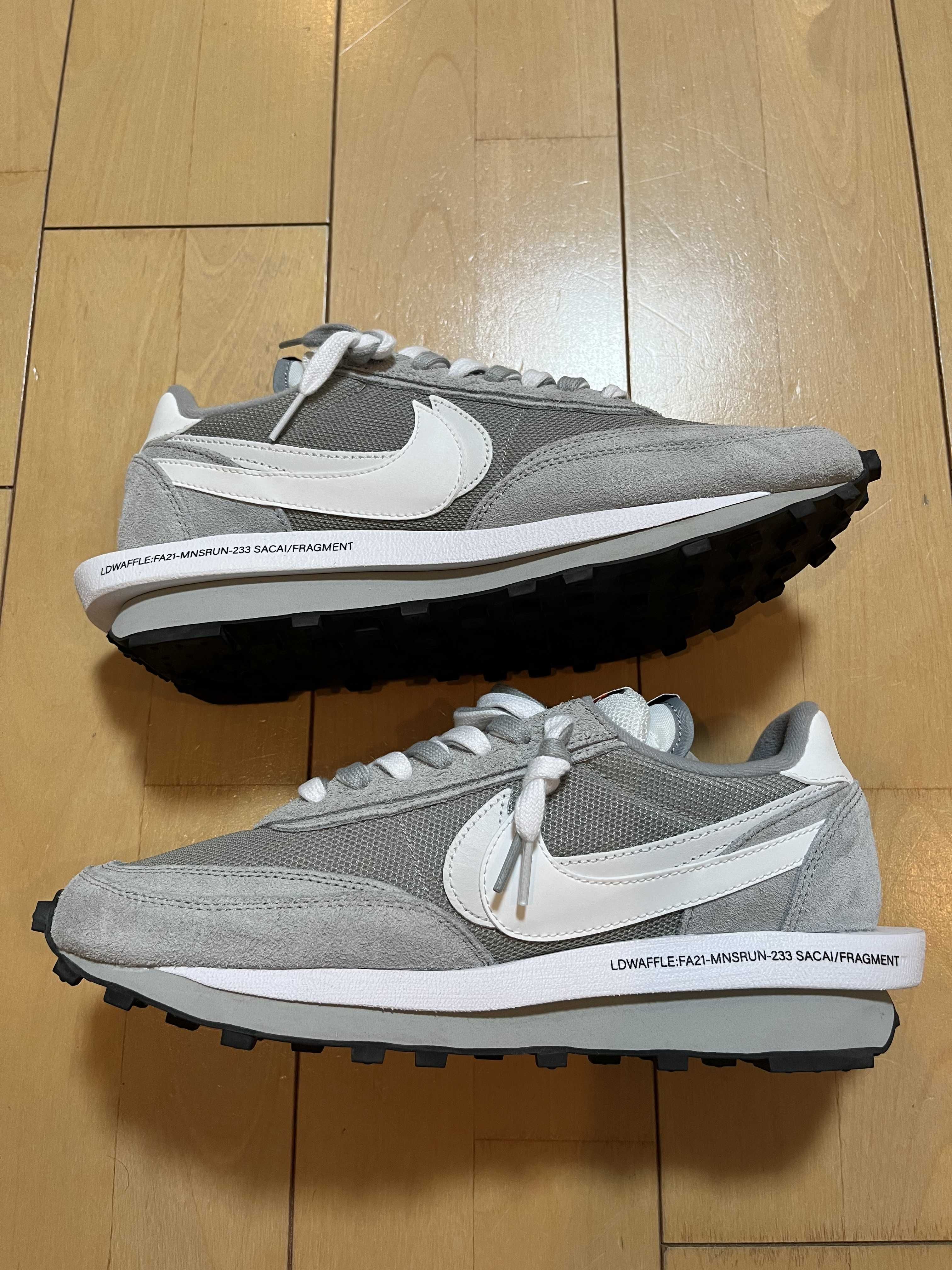 Fragment × sacai × Nike LD Waffle "Light Smoke Grey"