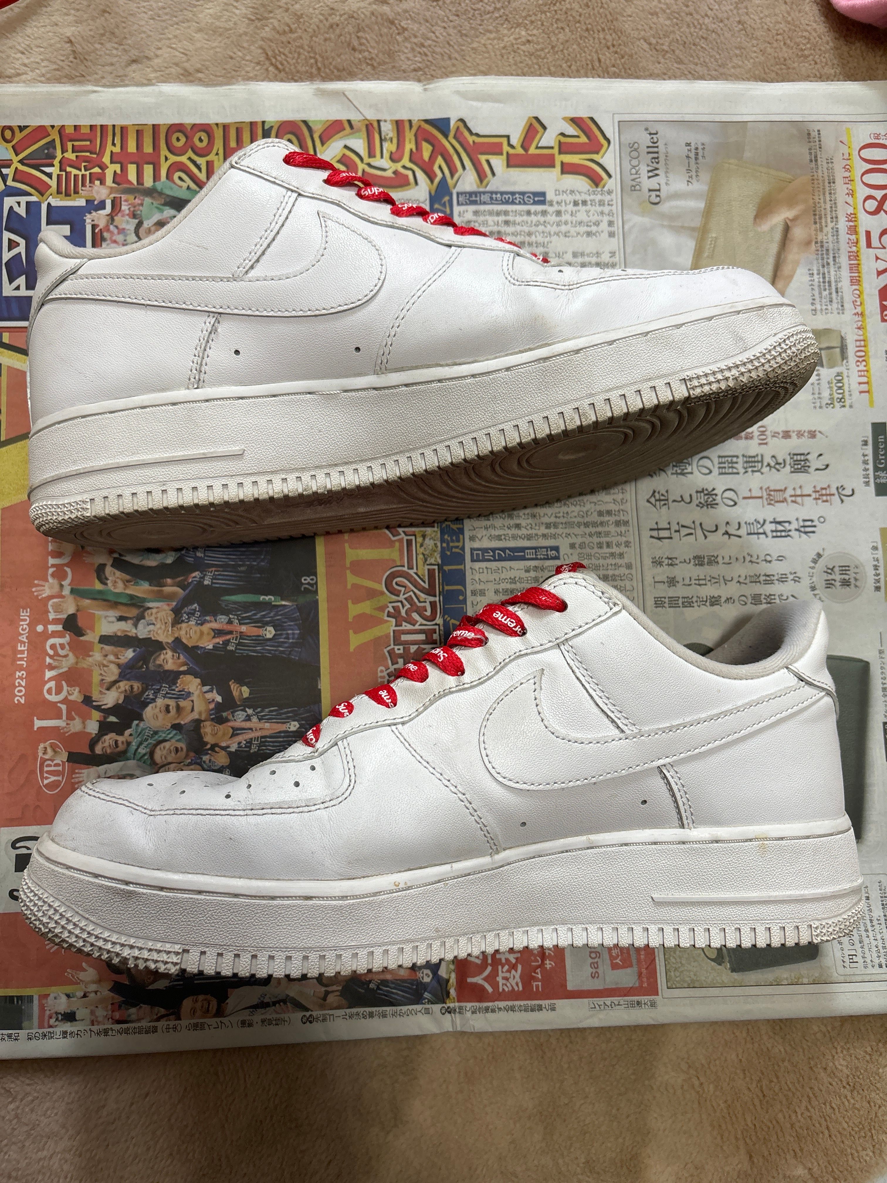 Supreme × Nike Air Force 1 Low "White"