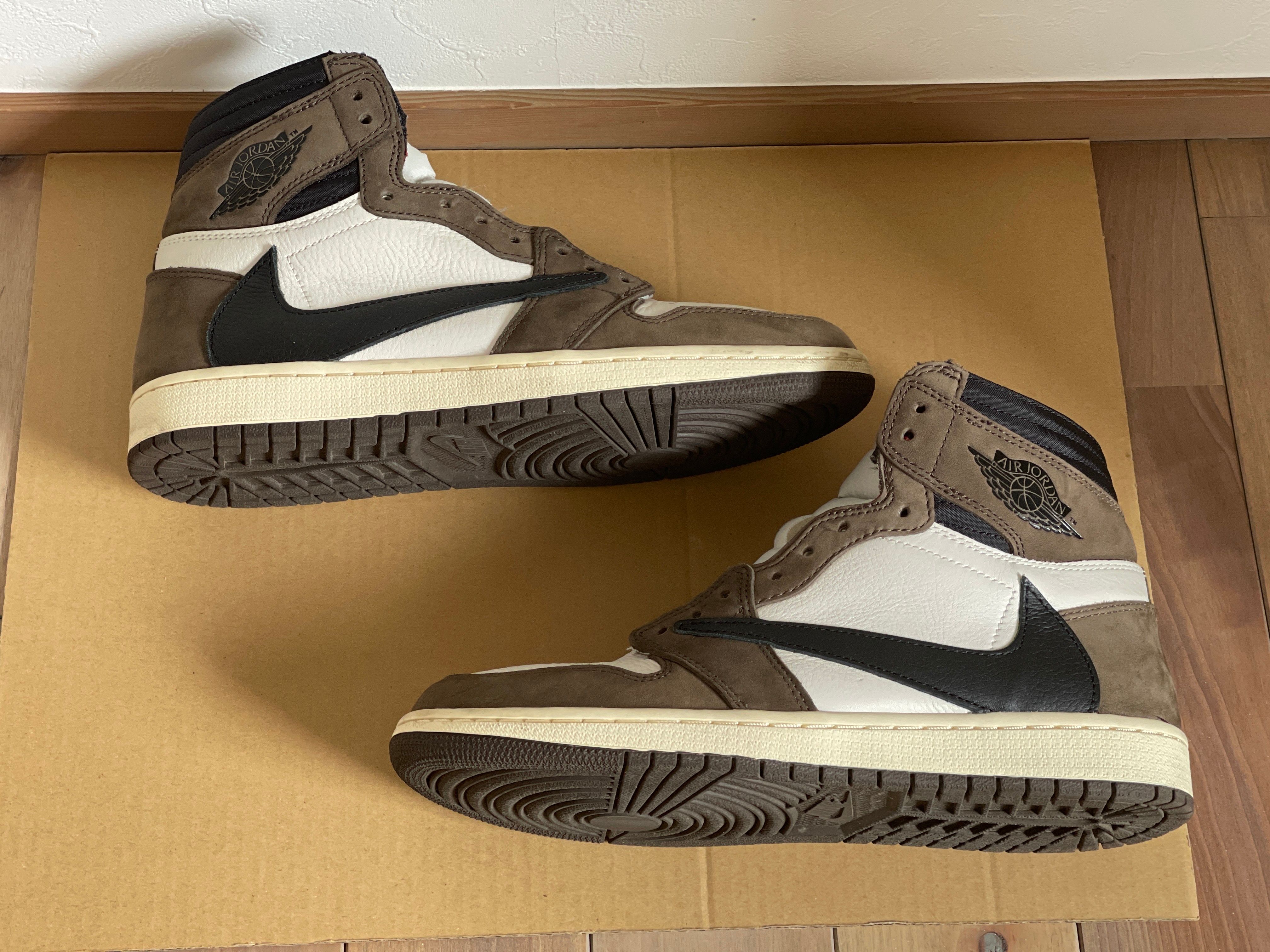 Travis Scott × Nike Air Jordan 1 Retro High OG TS SP "Sail/Dark Mocha"