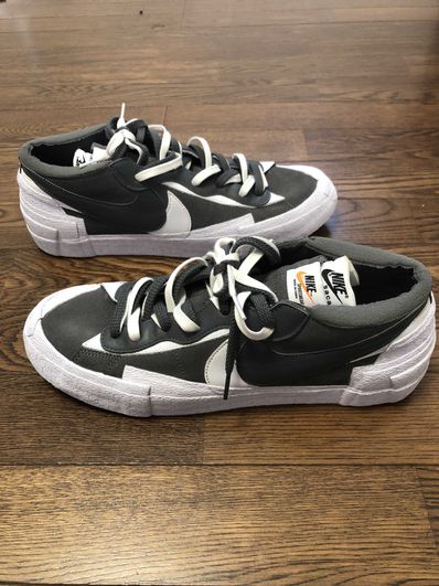 Sacai × Nike Blazer Low "Iron Grey"