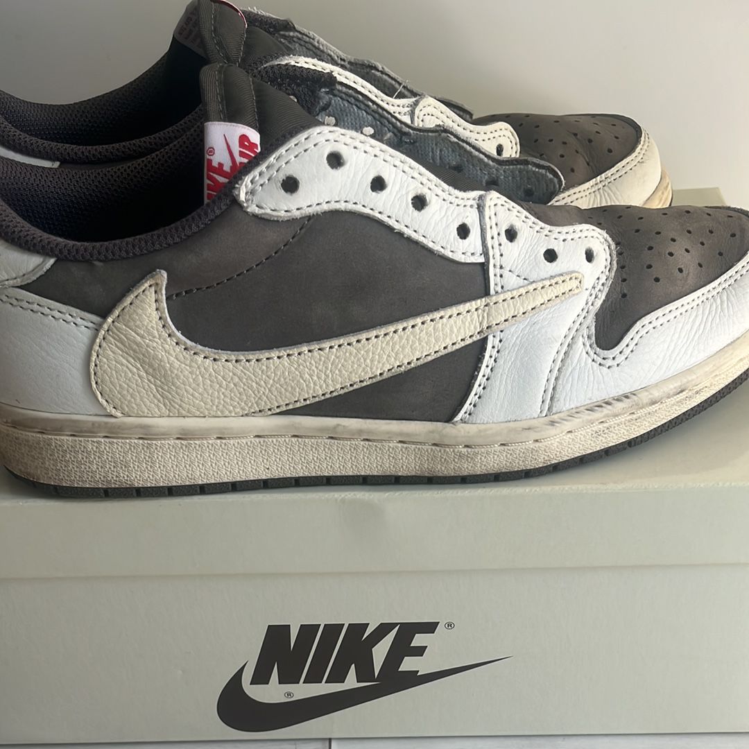 Travis Scott × Nike Air Jordan 1 Low OG SP "Reverse Mocha/Sail and Ridgerock"