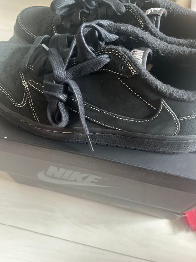 Travis Scott × Nike Air Jordan 1 Low OG SP "Black Phantom"