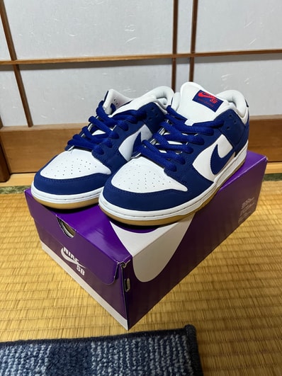 Nike SB Dunk Low "Los Angeles Dodgers/Deep Royal Blue"