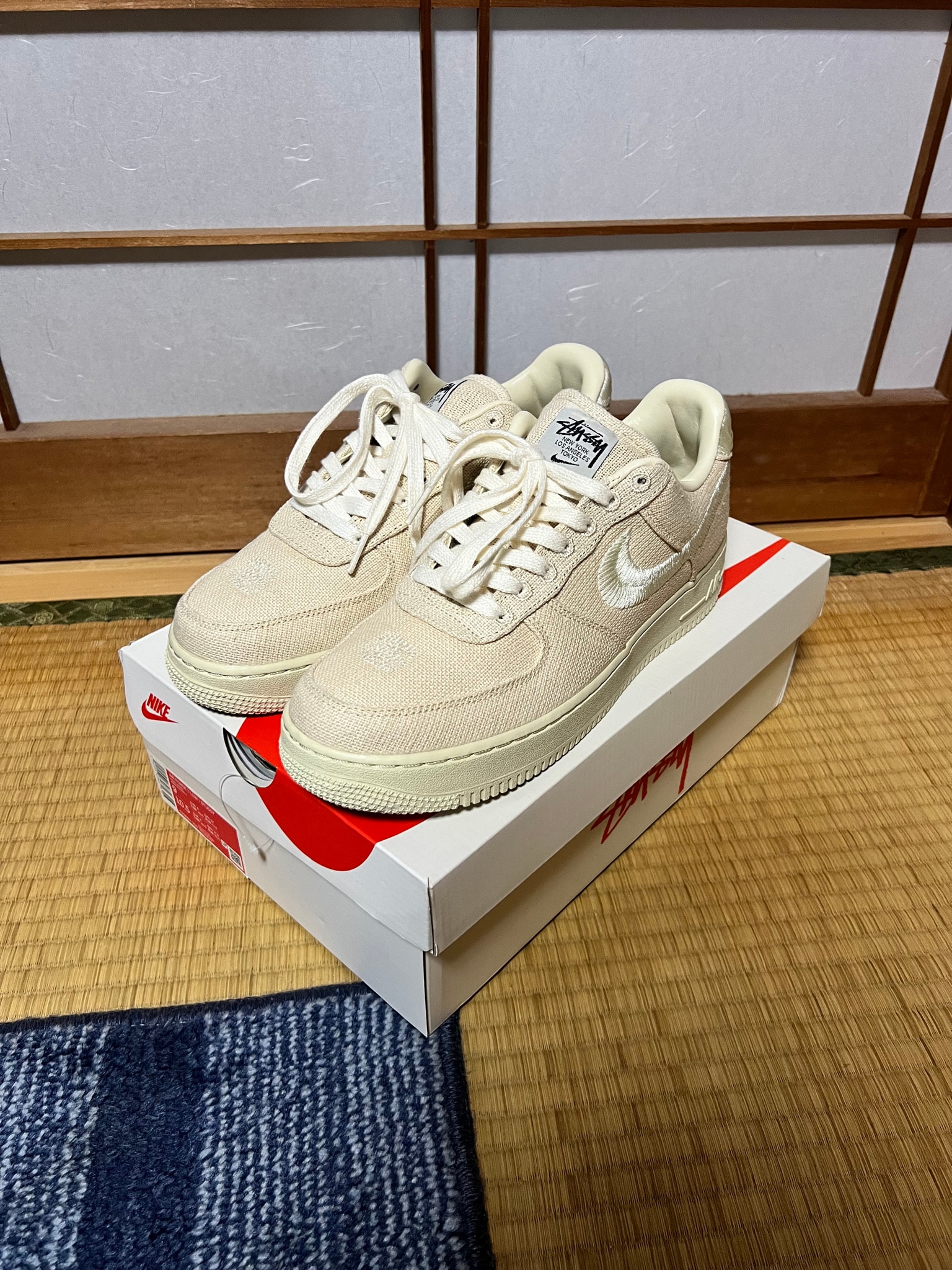 Stussy × Nike Air Force 1 Low "Fossil Stone"