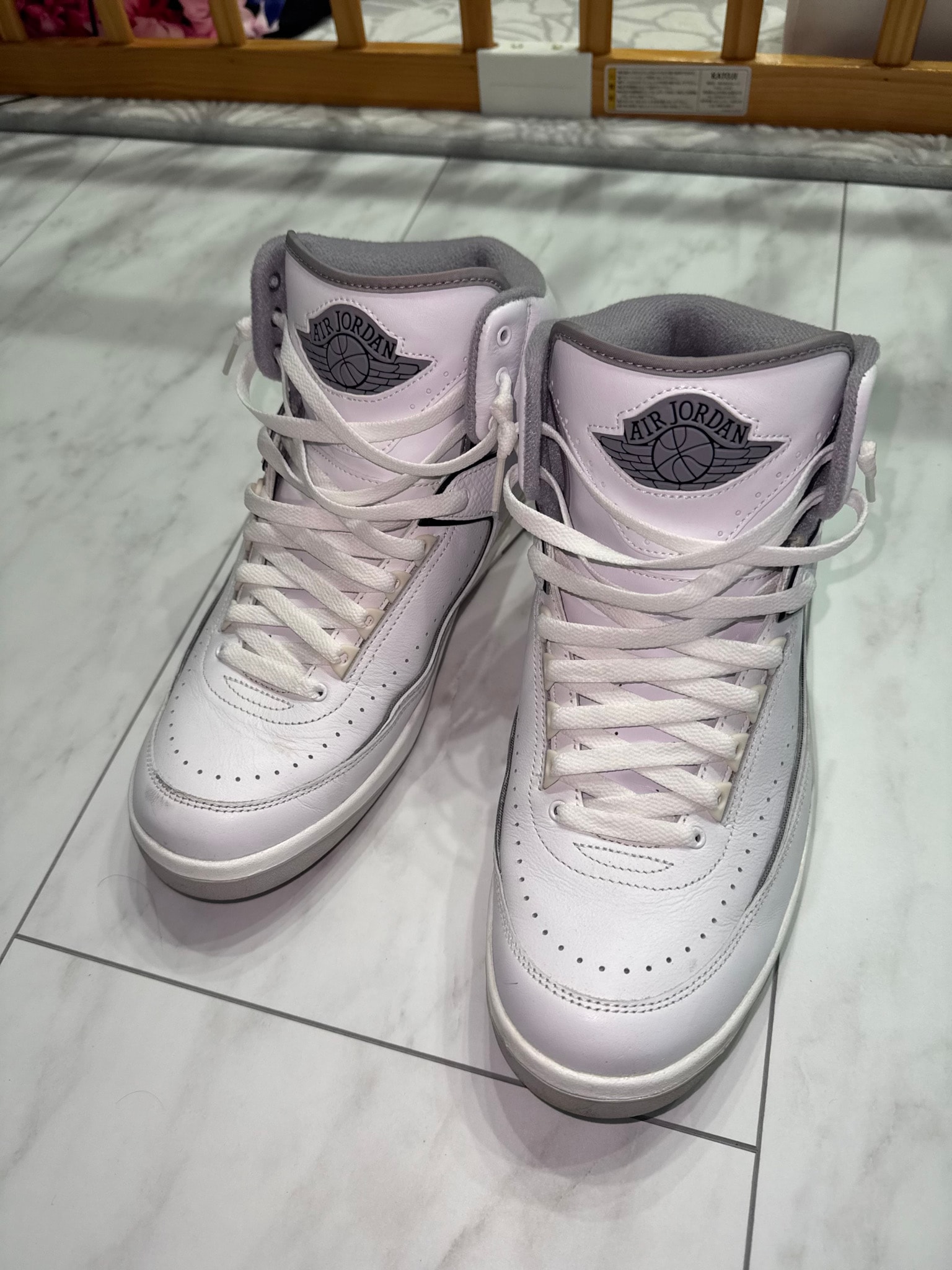 Nike Air Jordan 2 "White and Cement Grey"