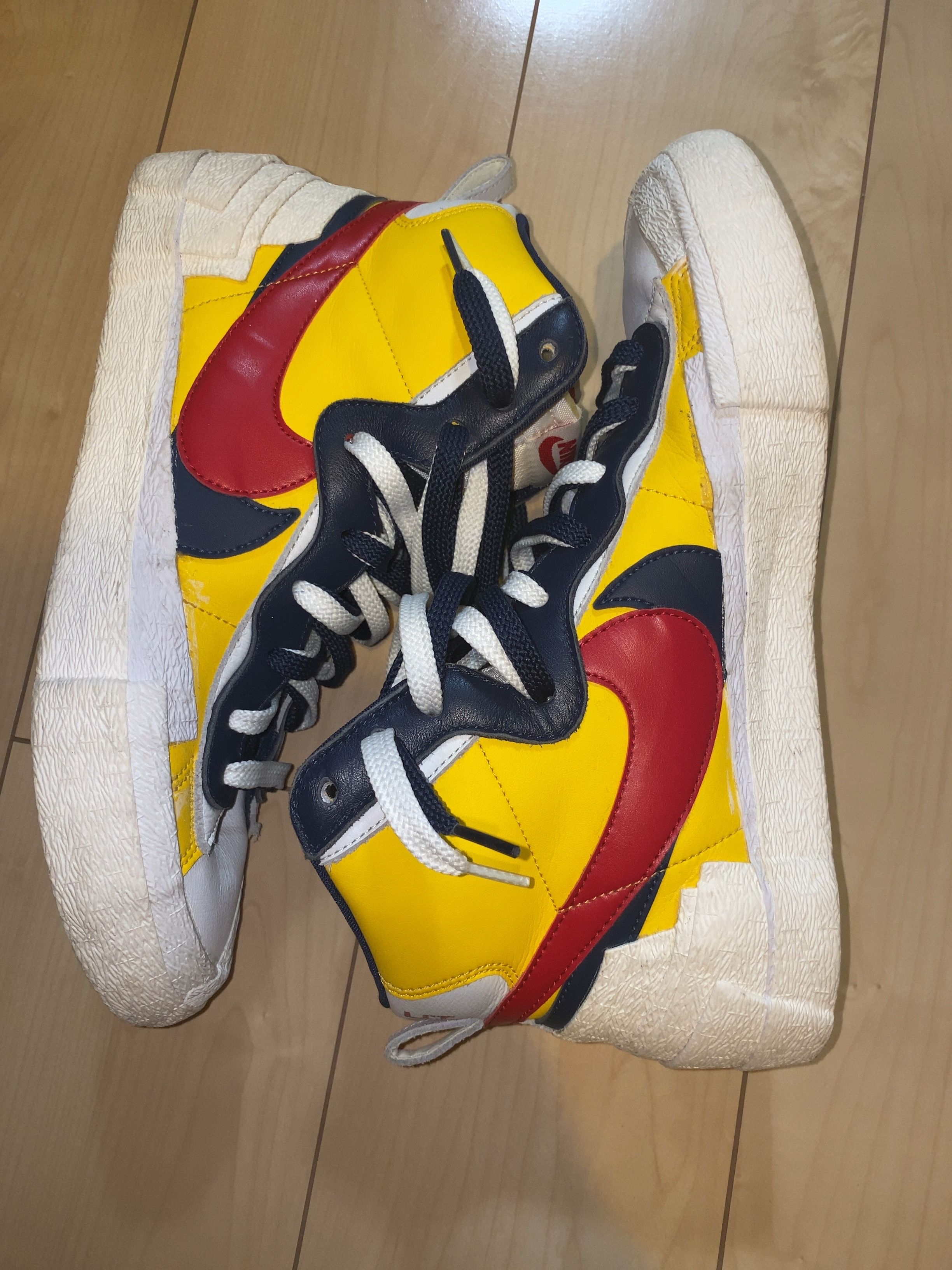 sacai × Nike Blazer Mid "Varsity Maize/Varsity Red"