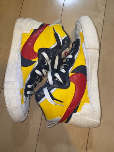 sacai × Nike Blazer Mid "Varsity Maize/Varsity Red"