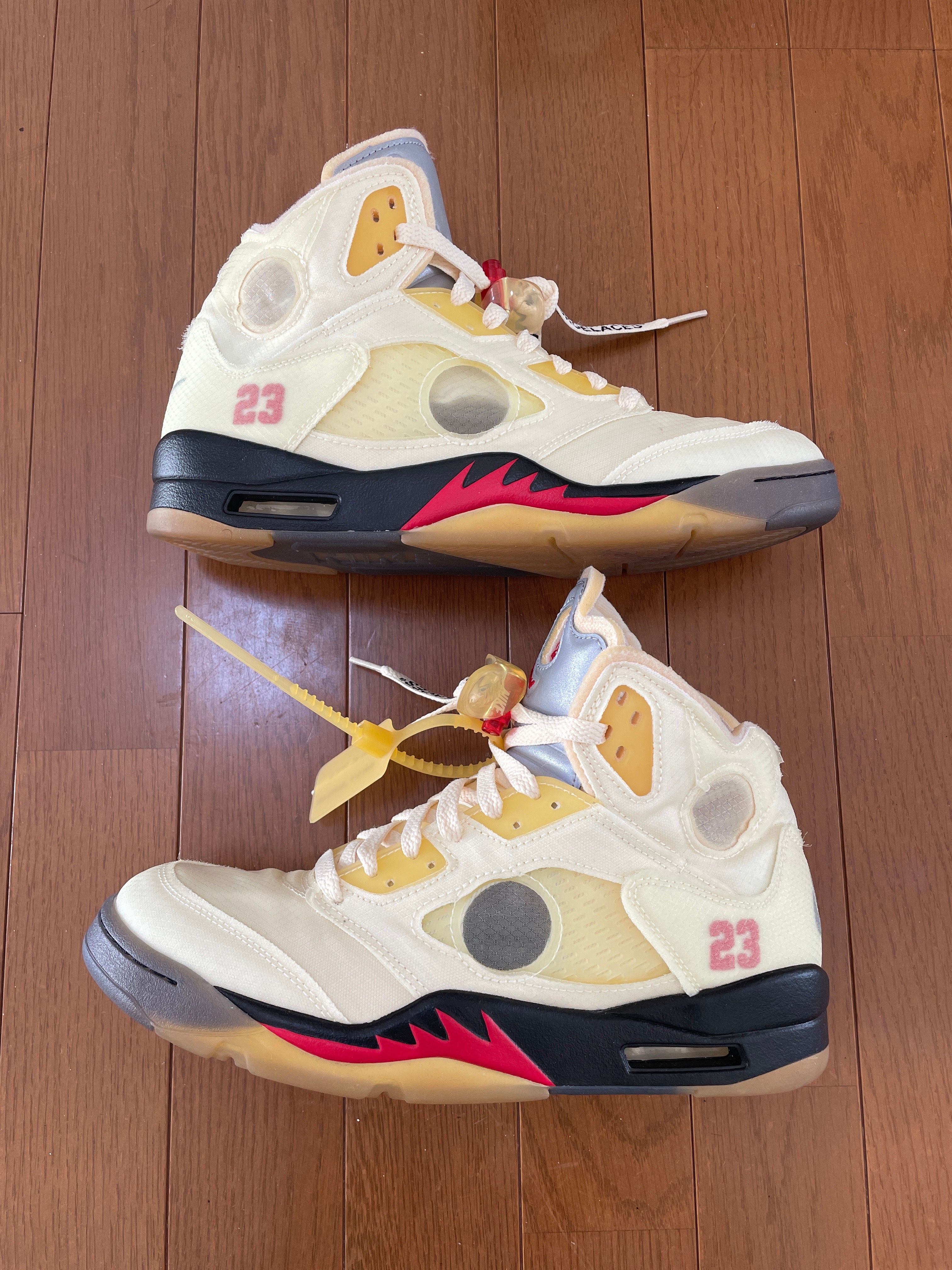 Off-White × Nike Air Jordan 5 "Sail"