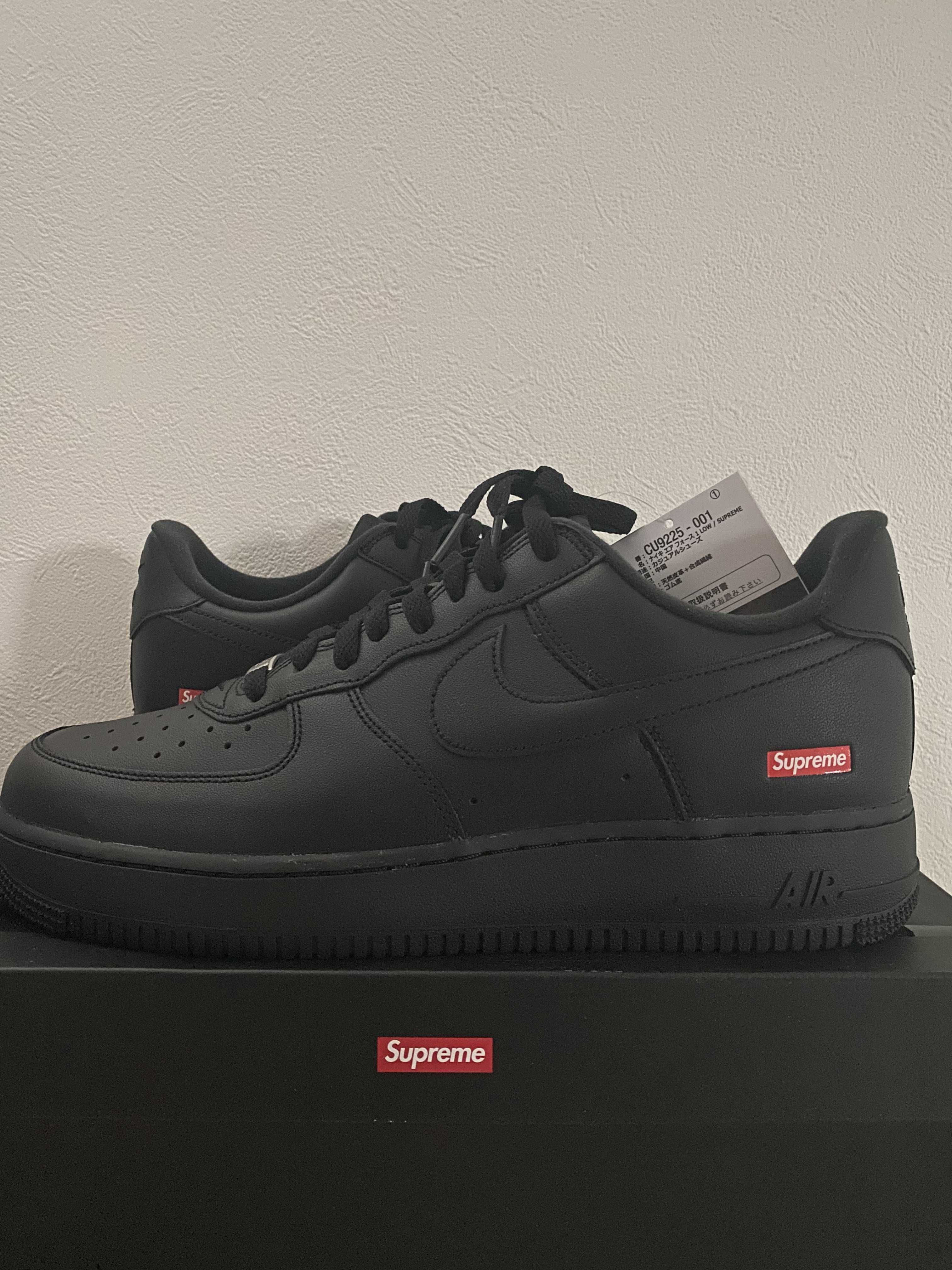 Supreme × Nike Air Force 1 Low "Black"