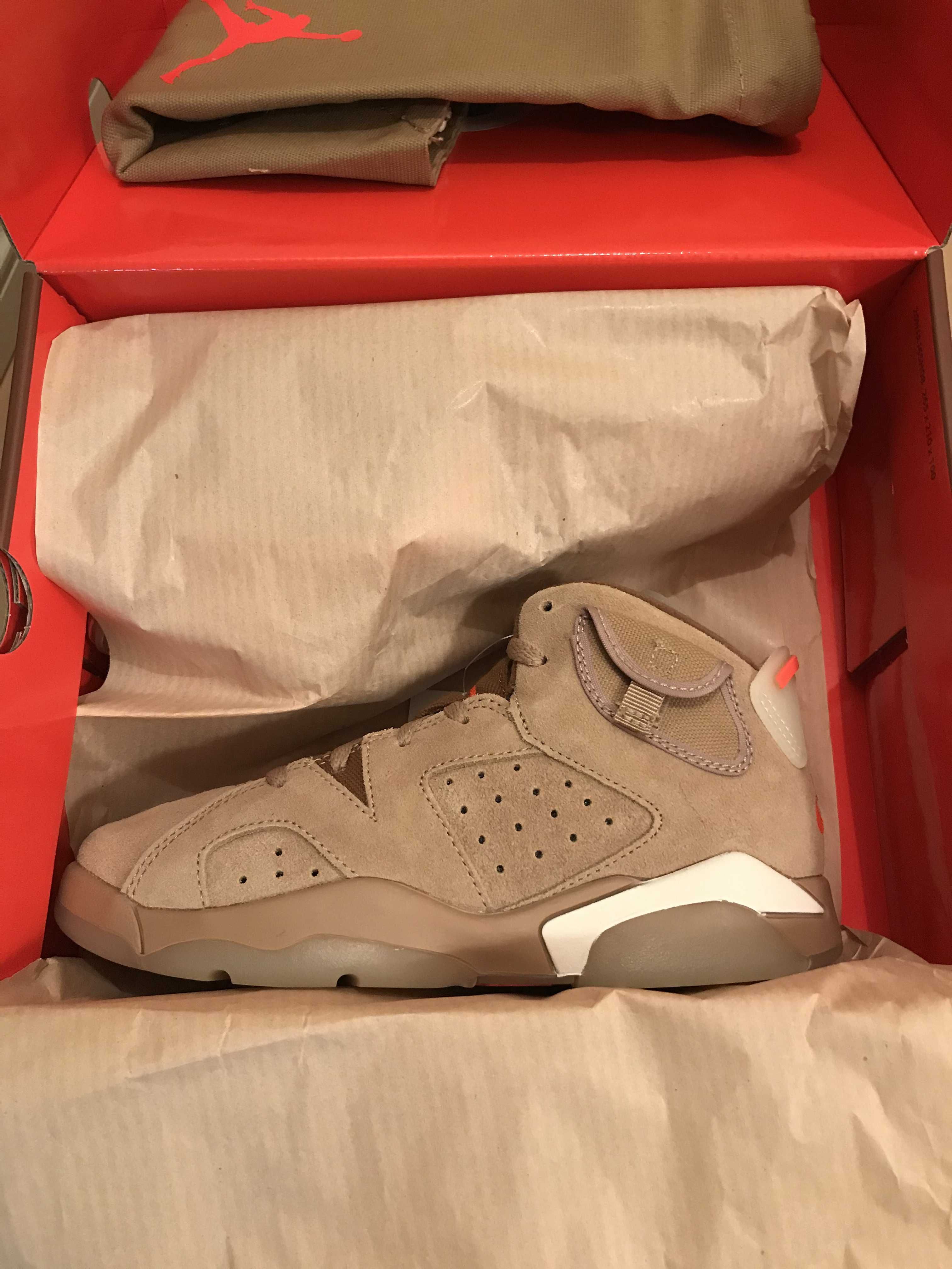Travis Scott × Nike PS Air Jordan 6 "British Khaki"