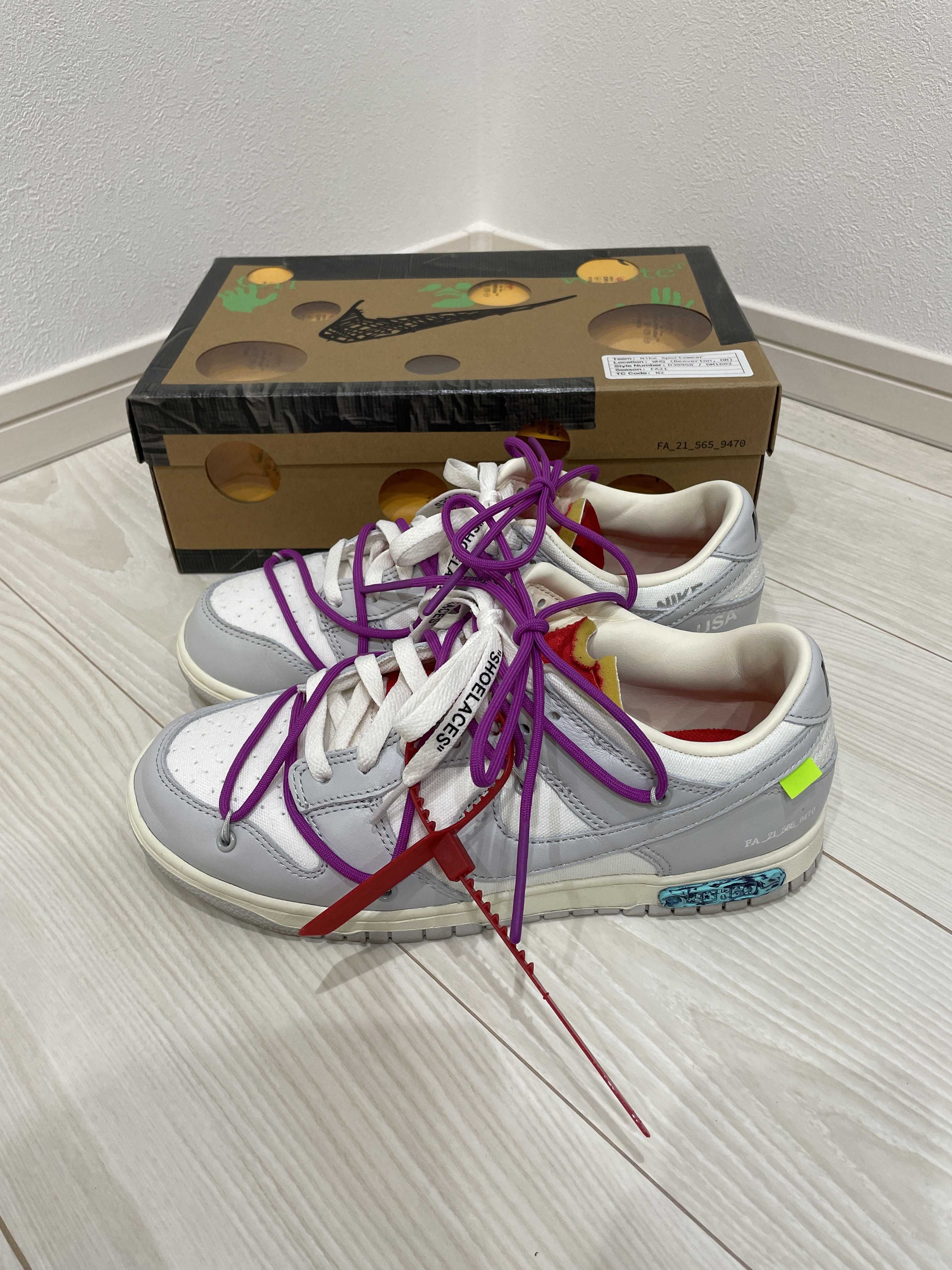 Off-White × Nike Dunk Low 1 of 50 "Lot.45"