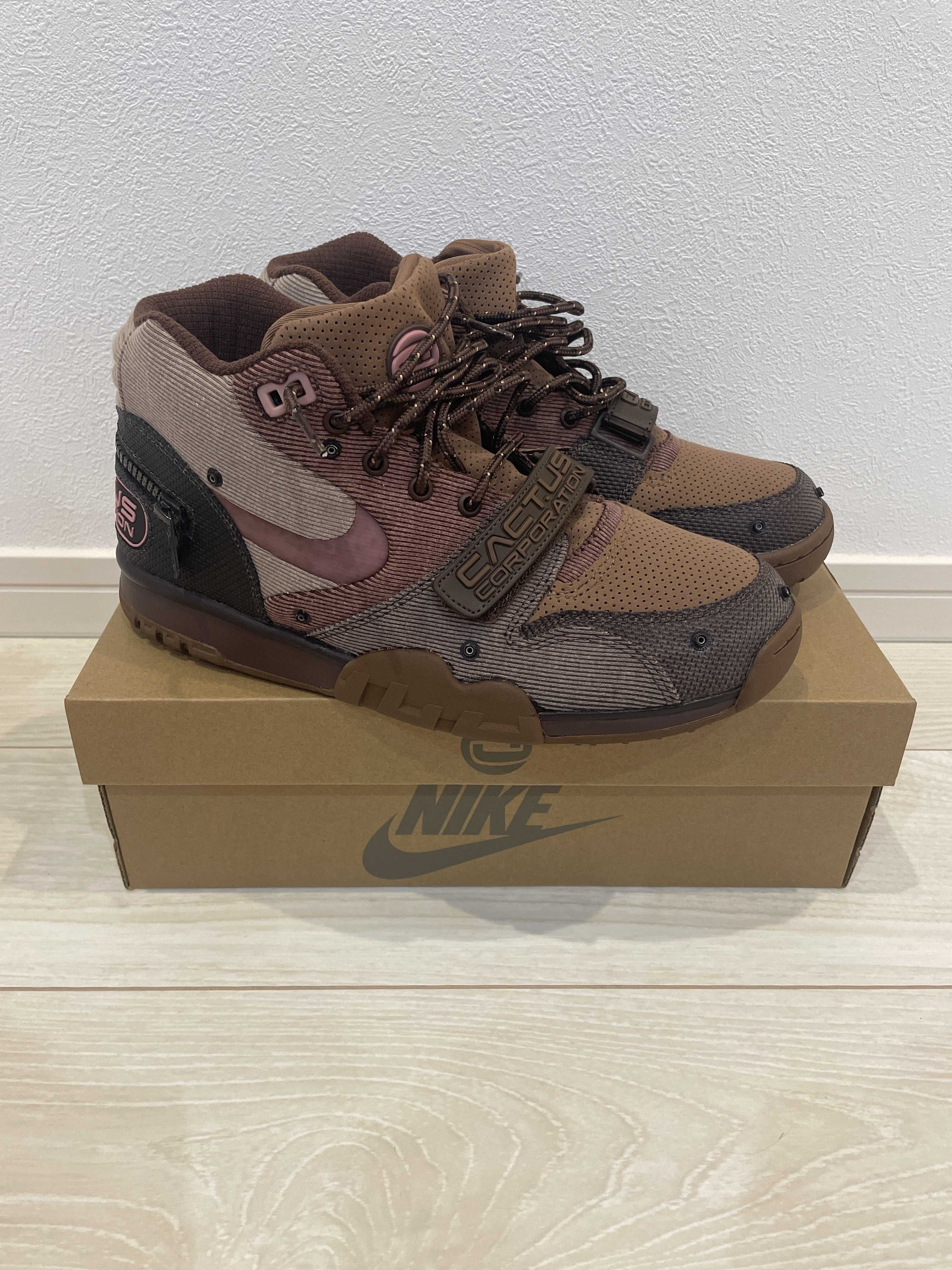 Travis Scott x Nike Air Trainer 1 SP "Archaeo Brown and Rust Pink"