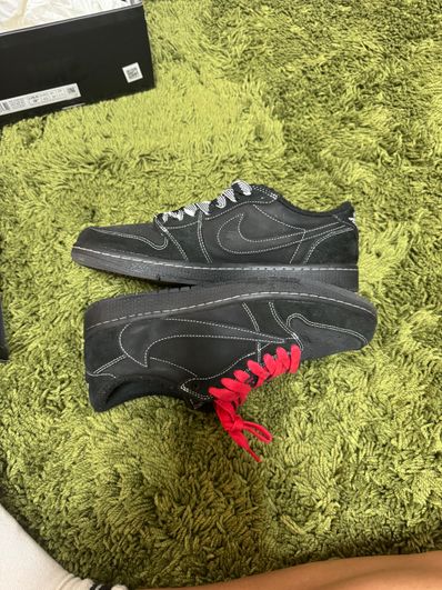 Travis Scott × Nike Air Jordan 1 Low OG SP "Black Phantom"
