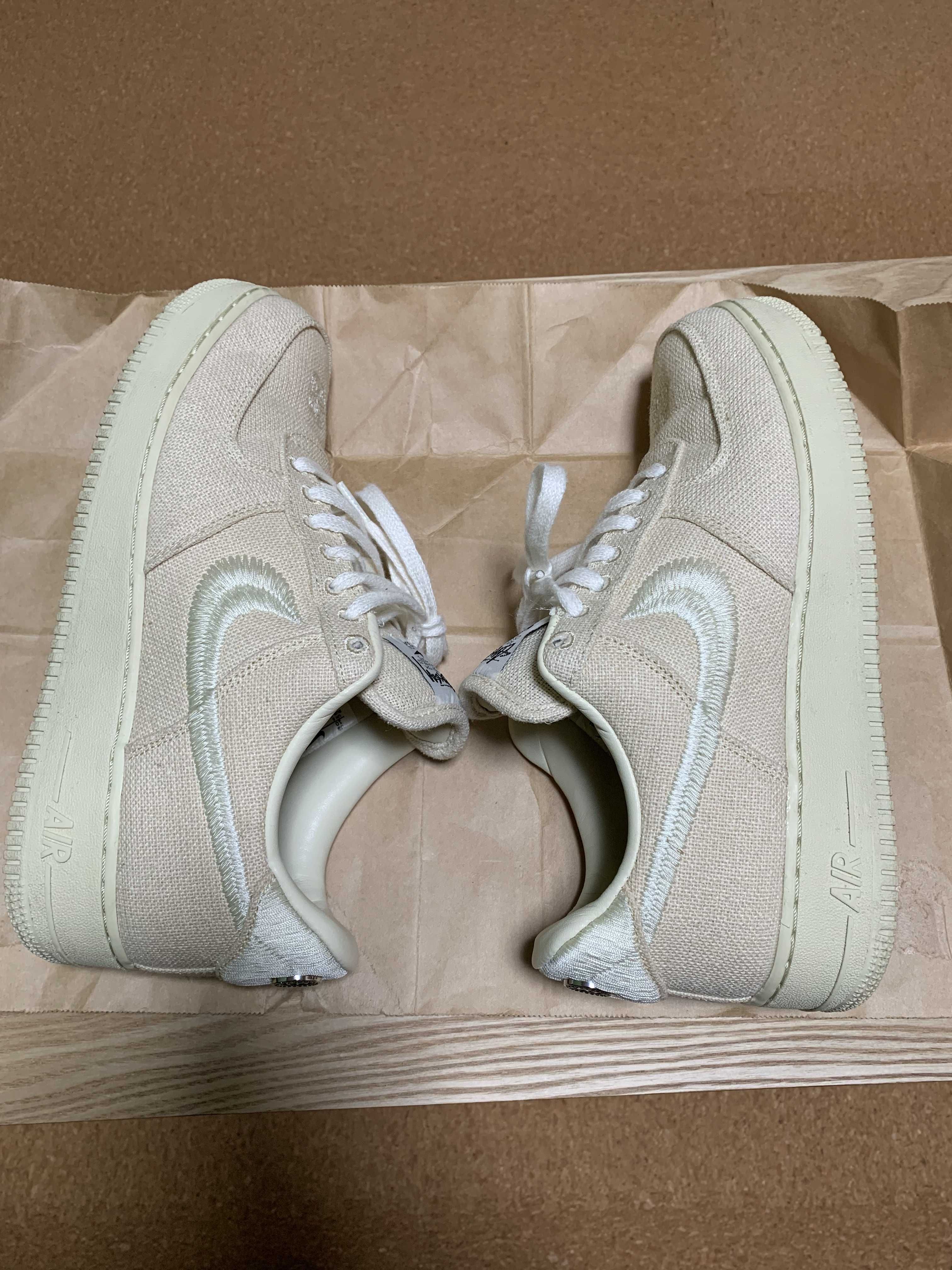 Stussy × Nike Air Force 1 Low "Fossil Stone"