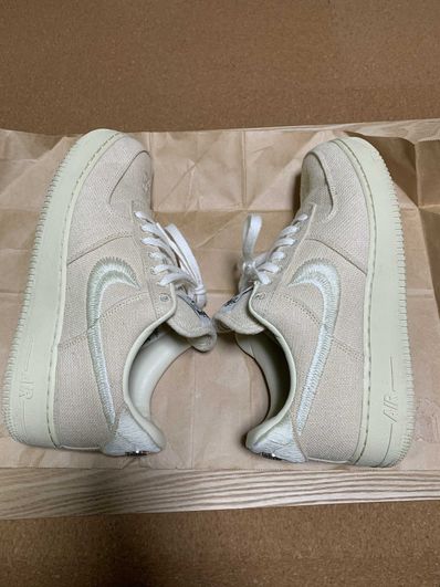 Stussy × Nike Air Force 1 Low "Fossil Stone"