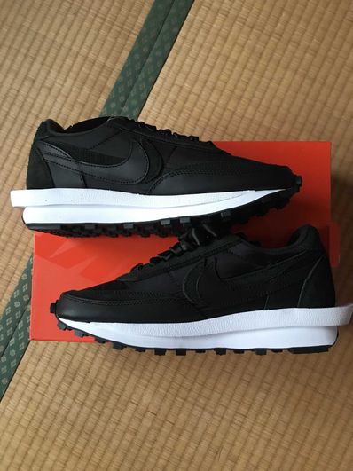 sacai × Nike LDV Waffle "Triple Black"