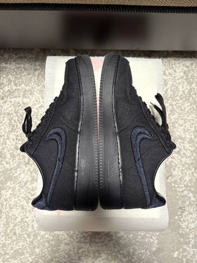 Stussy × Nike Air Force 1 Low "Triple Black"