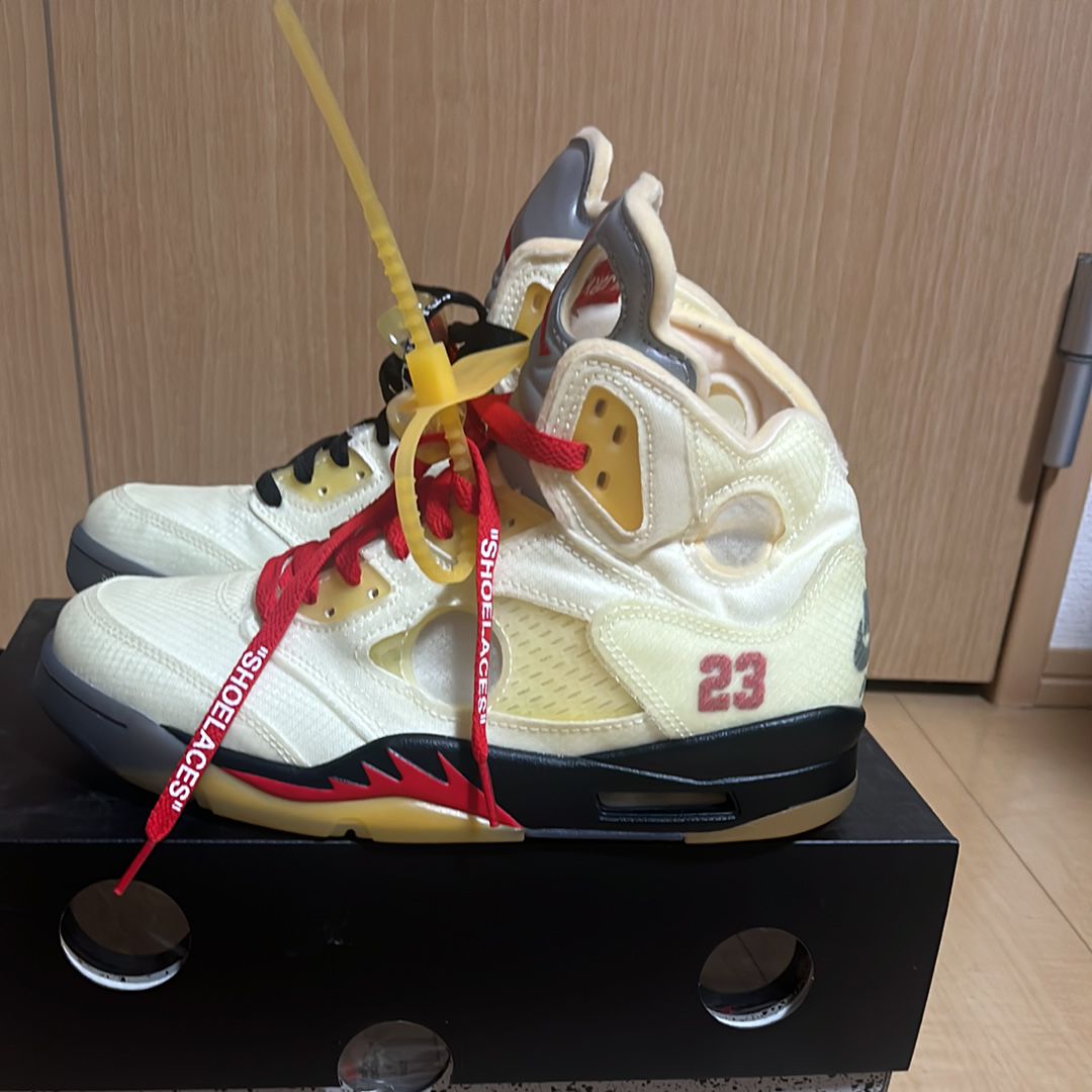 Off-White × Nike Air Jordan 5 "Sail"