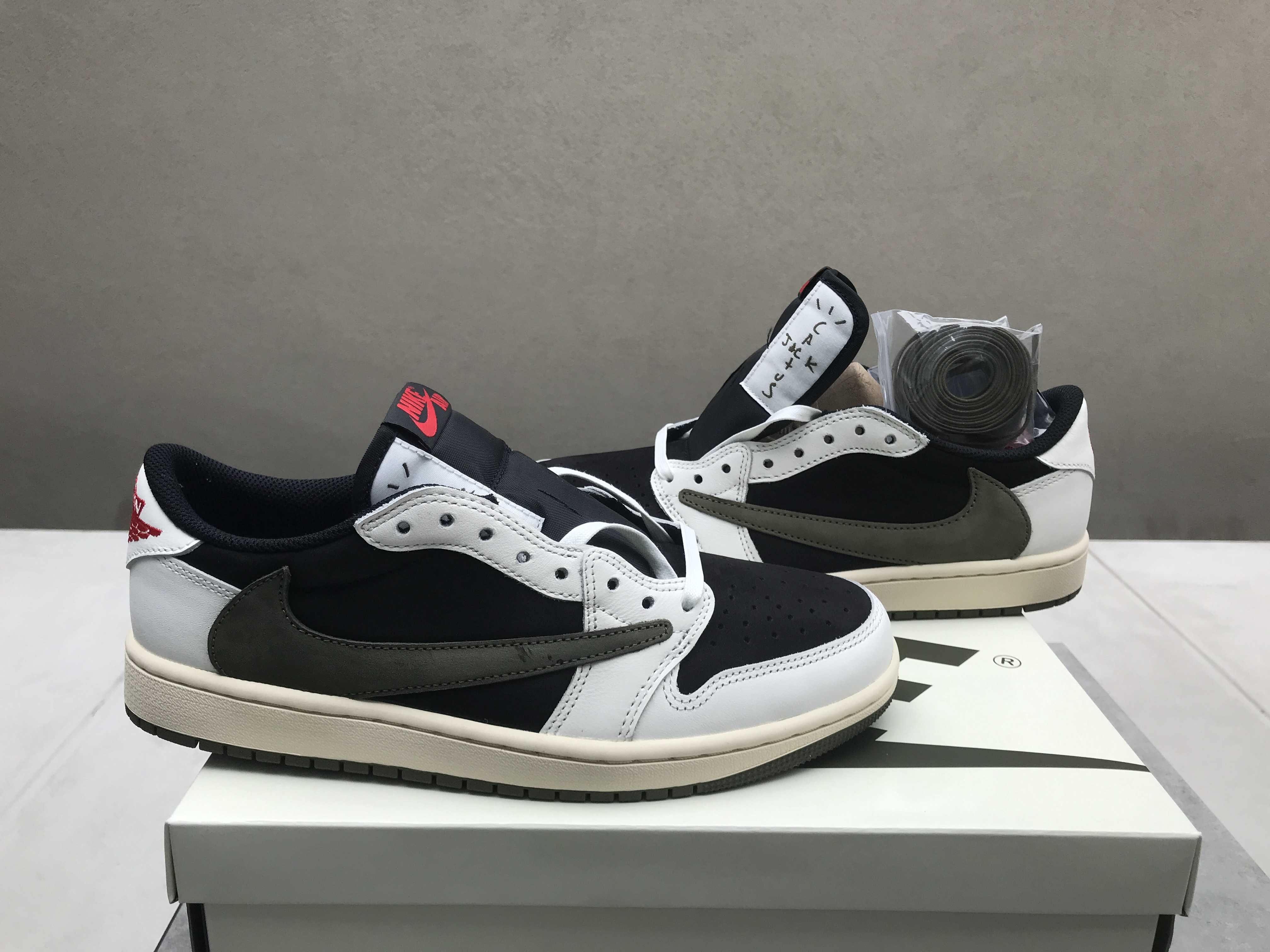 Travis Scott × Nike Women's Air Jordan 1 Low OG "Medium Olive"