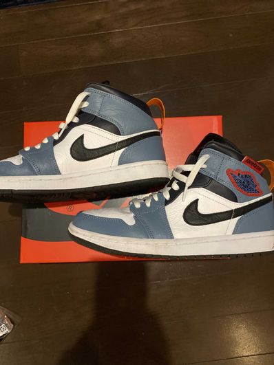 FACETASM × Nike Air Jordan 1 Mid "White/Navy"