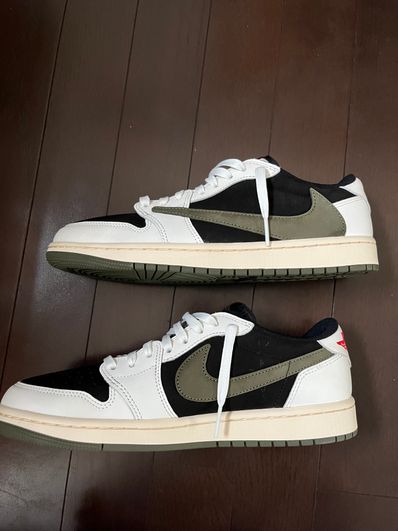Travis Scott × Nike Women's Air Jordan 1 Low OG "Medium Olive"