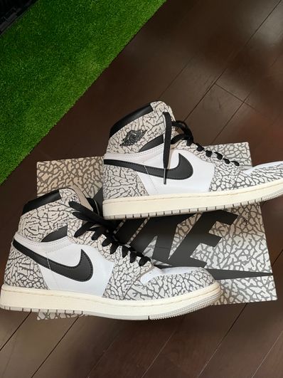Nike Air Jordan 1 High OG "White Cement/Safari"