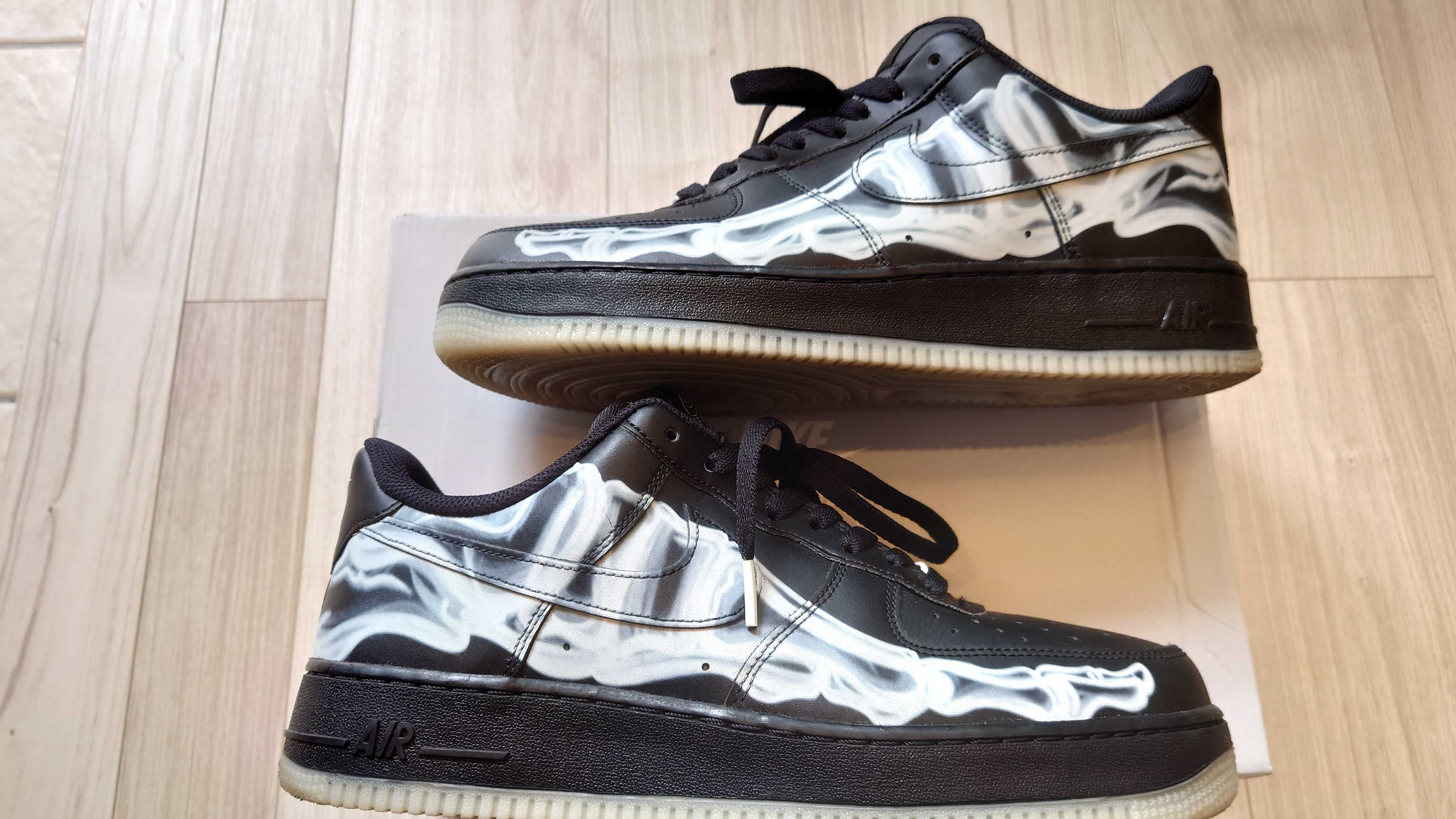 Nike Air Force 1 Low "Black Skeleton"