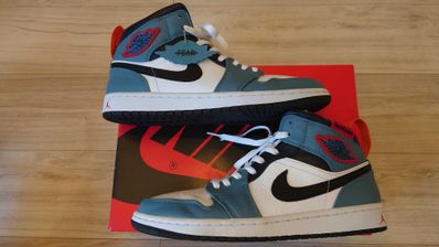 FACETASM × Nike Air Jordan 1 Mid "White/Navy"