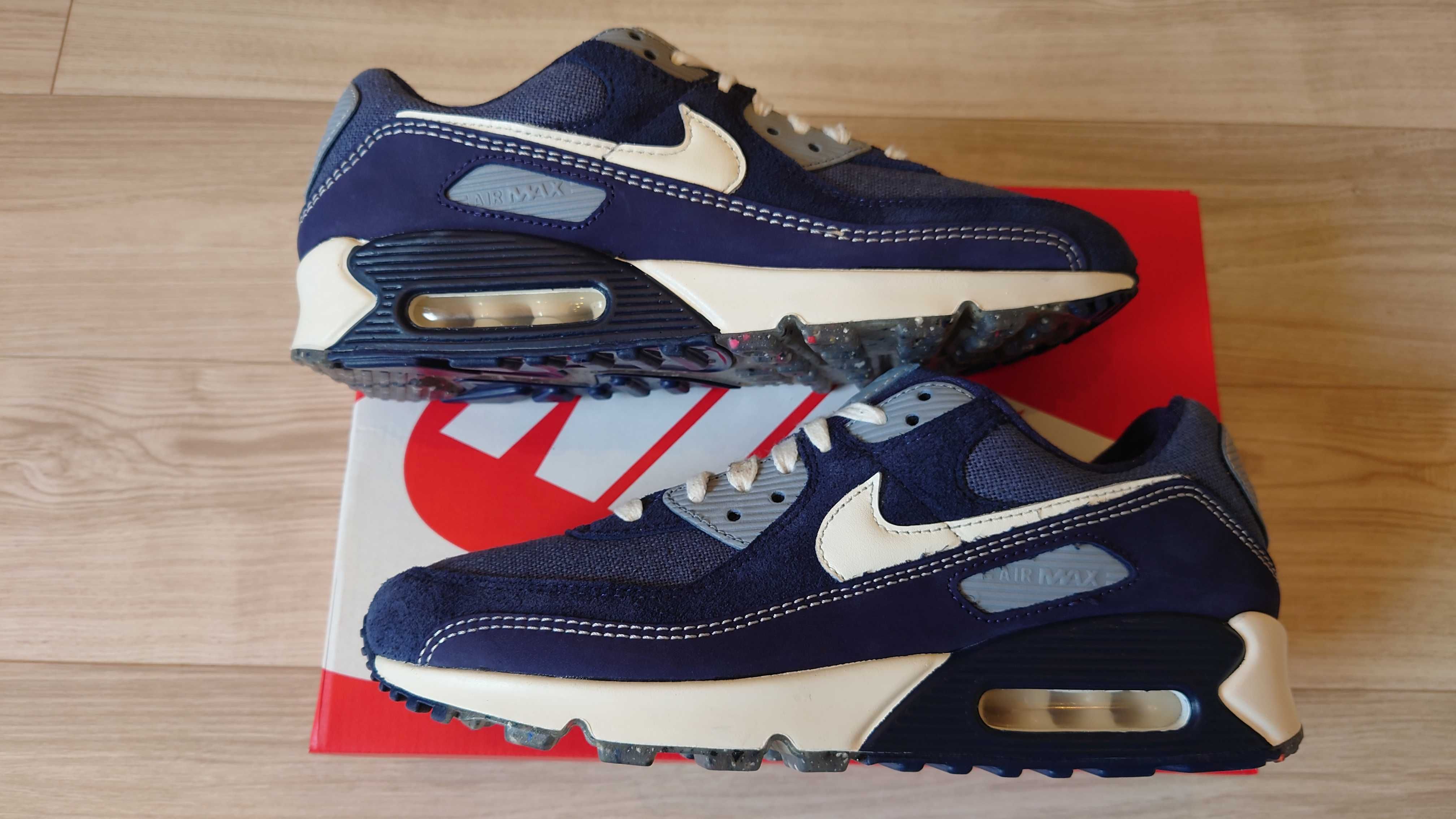NIKE AIR MAX 90 "DIFFUSED BLUE/SAIL/MIDNIGHT NAVY/OBSIDIAN MIST"