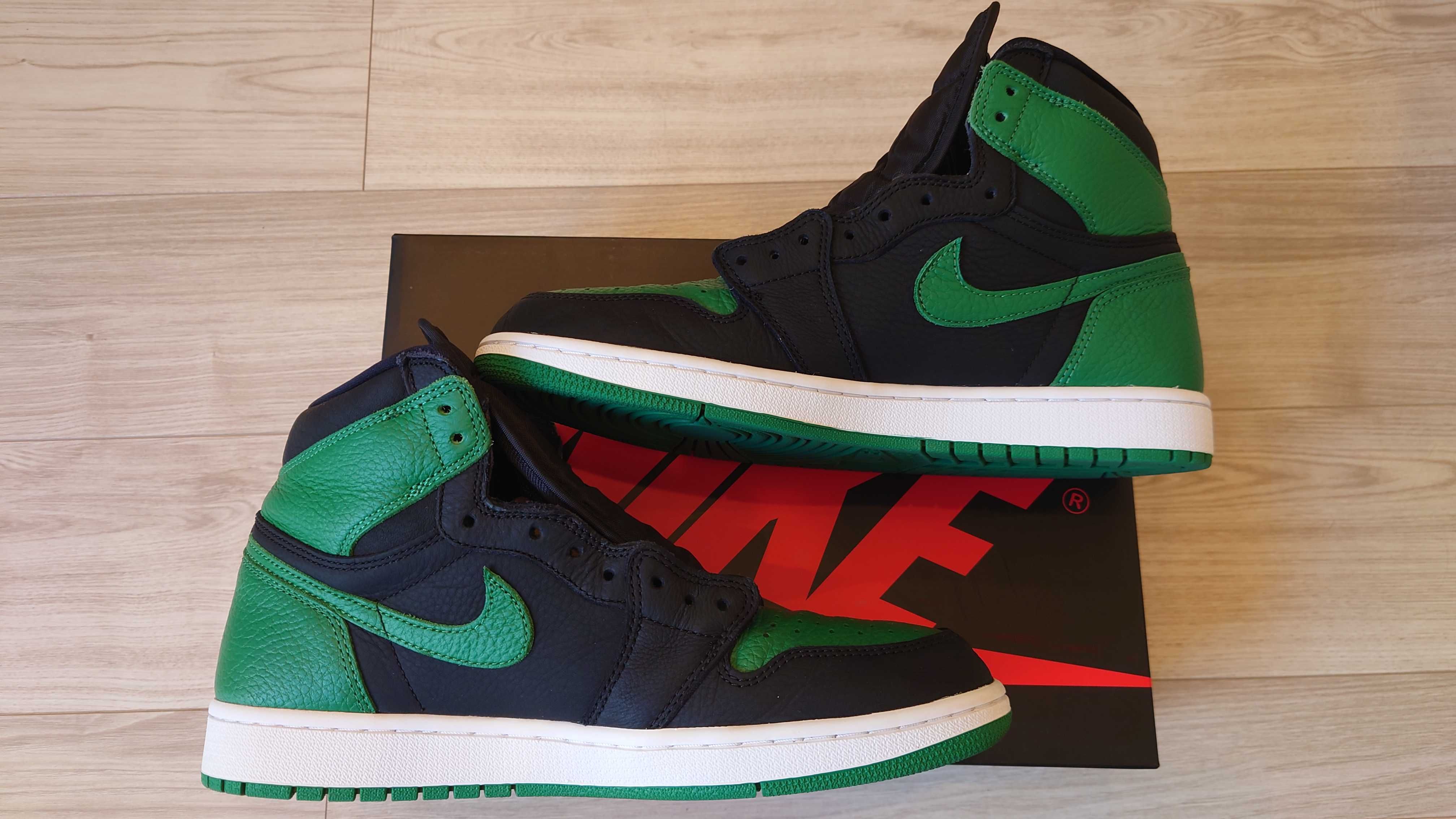 Nike Air Jordan 1 Retro High OG "Black/Pine Green" (2020)      