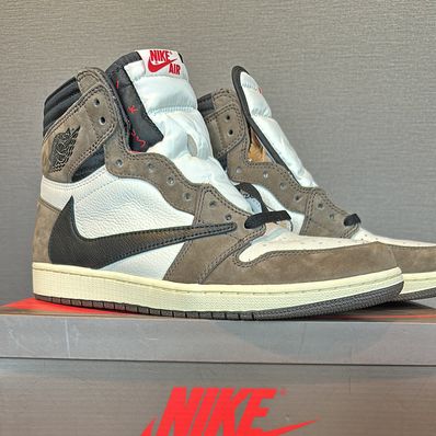 Travis Scott × Nike Air Jordan 1 Retro High OG TS SP "Sail/Dark Mocha"