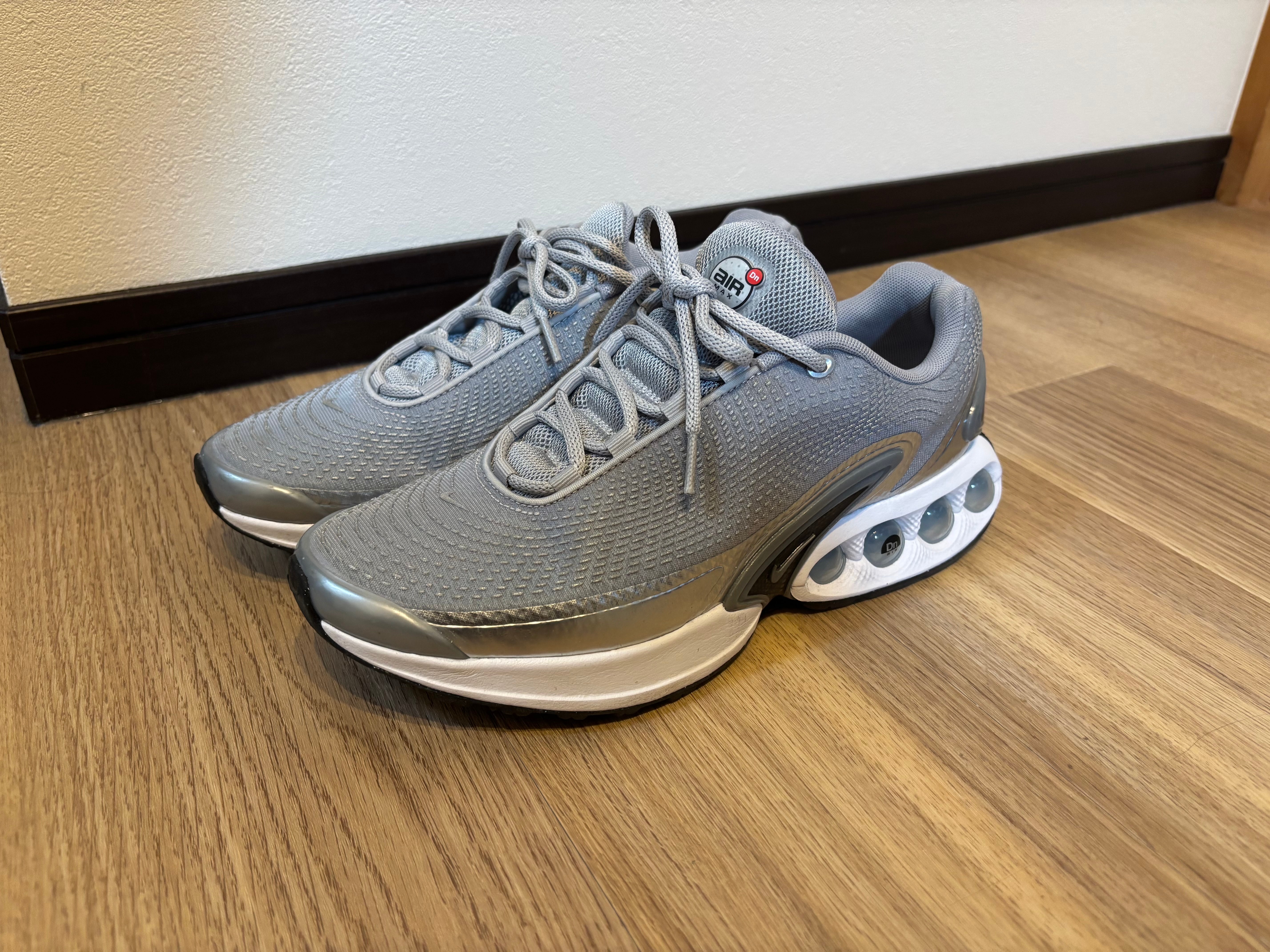 ナイキ ウィメンズ エアマックスDN PRM "メタリックシルバー"