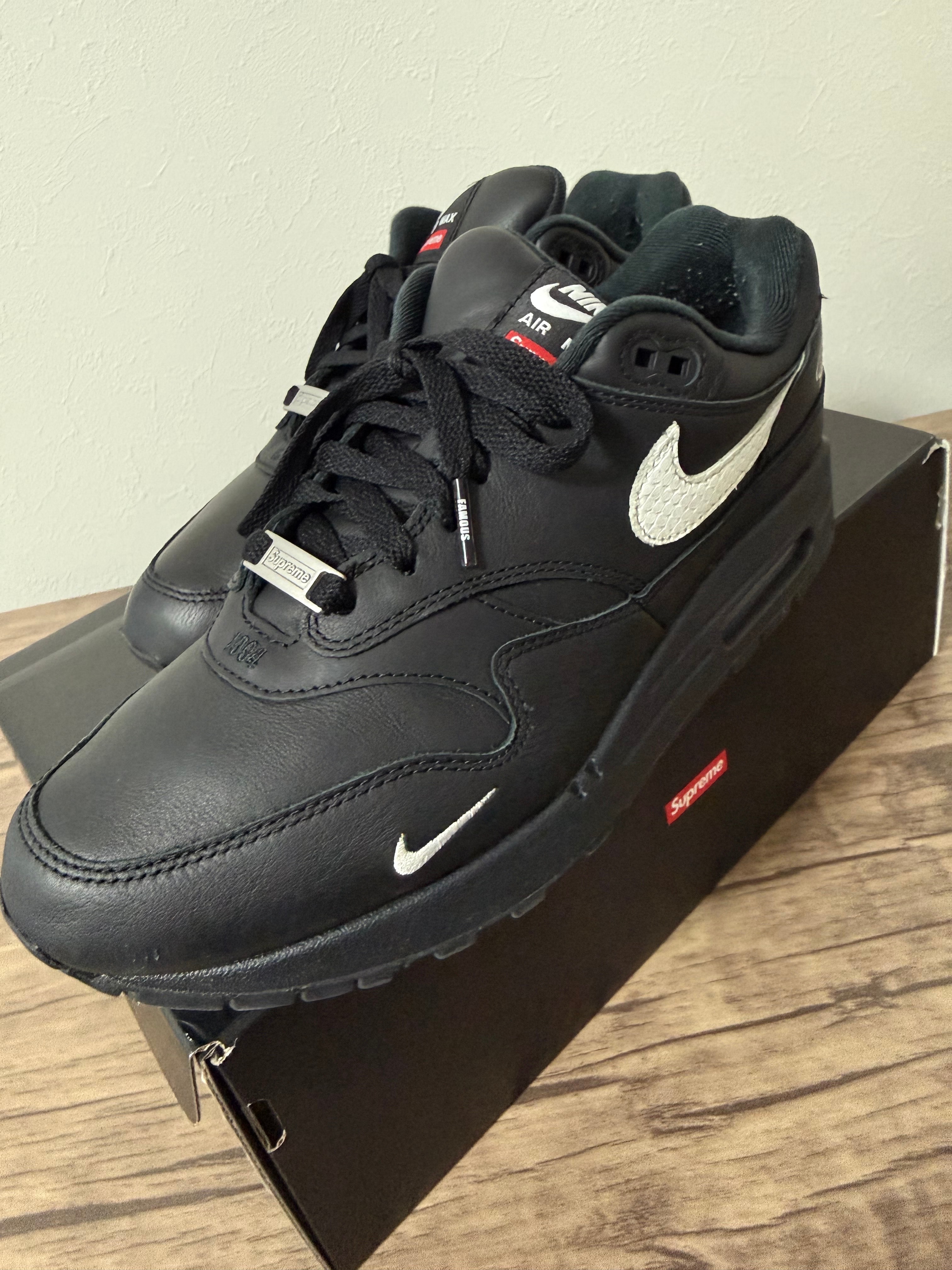 Supreme × Nike Air Max 1 '87 SP "Black" (25SS Week4)