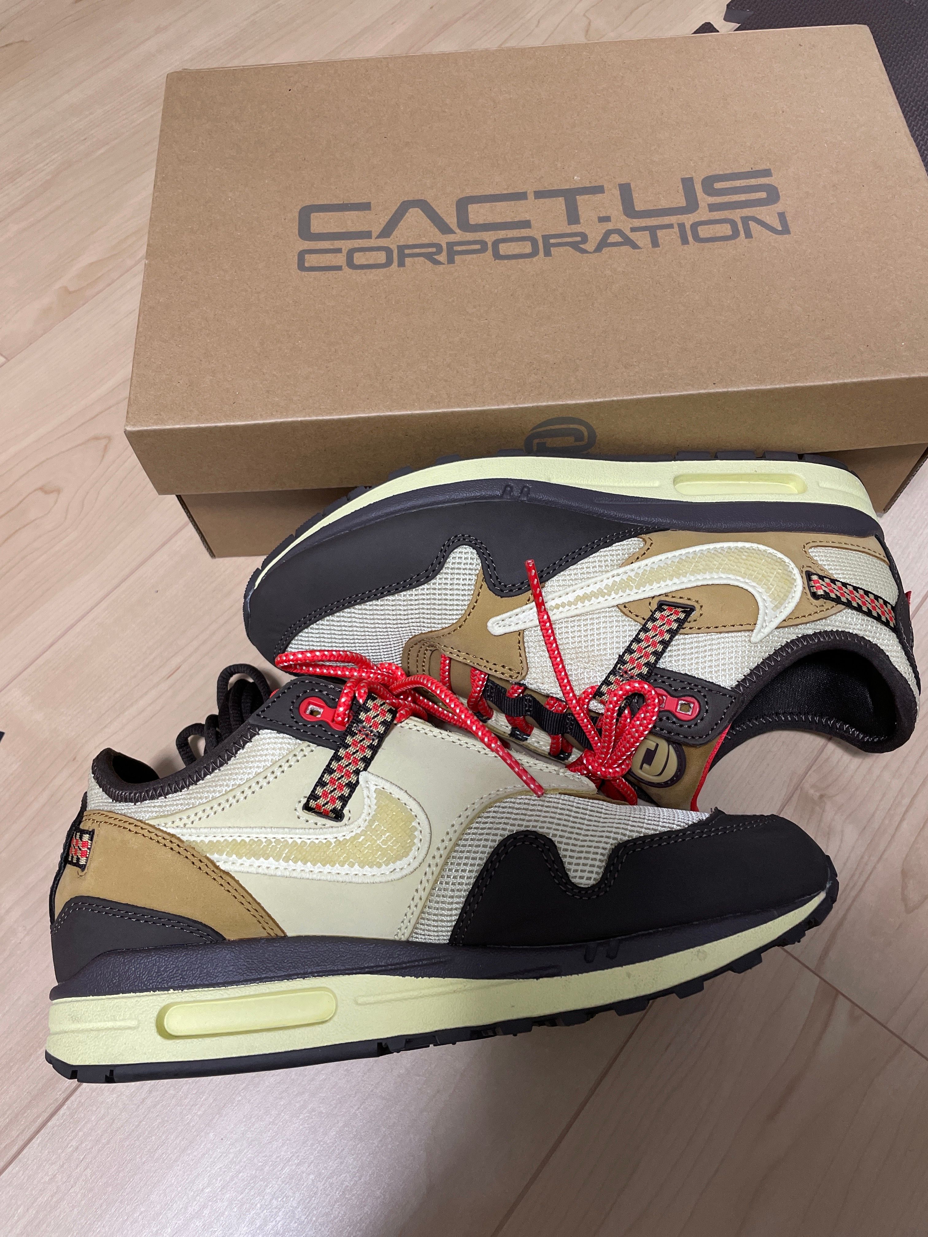 Travis Scott × Nike Air Max 1 "CACT.US Brown"