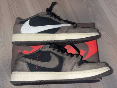 Travis Scott × Nike Air Jordan 1 Low OG SP-T "Black/Dark Mocha"