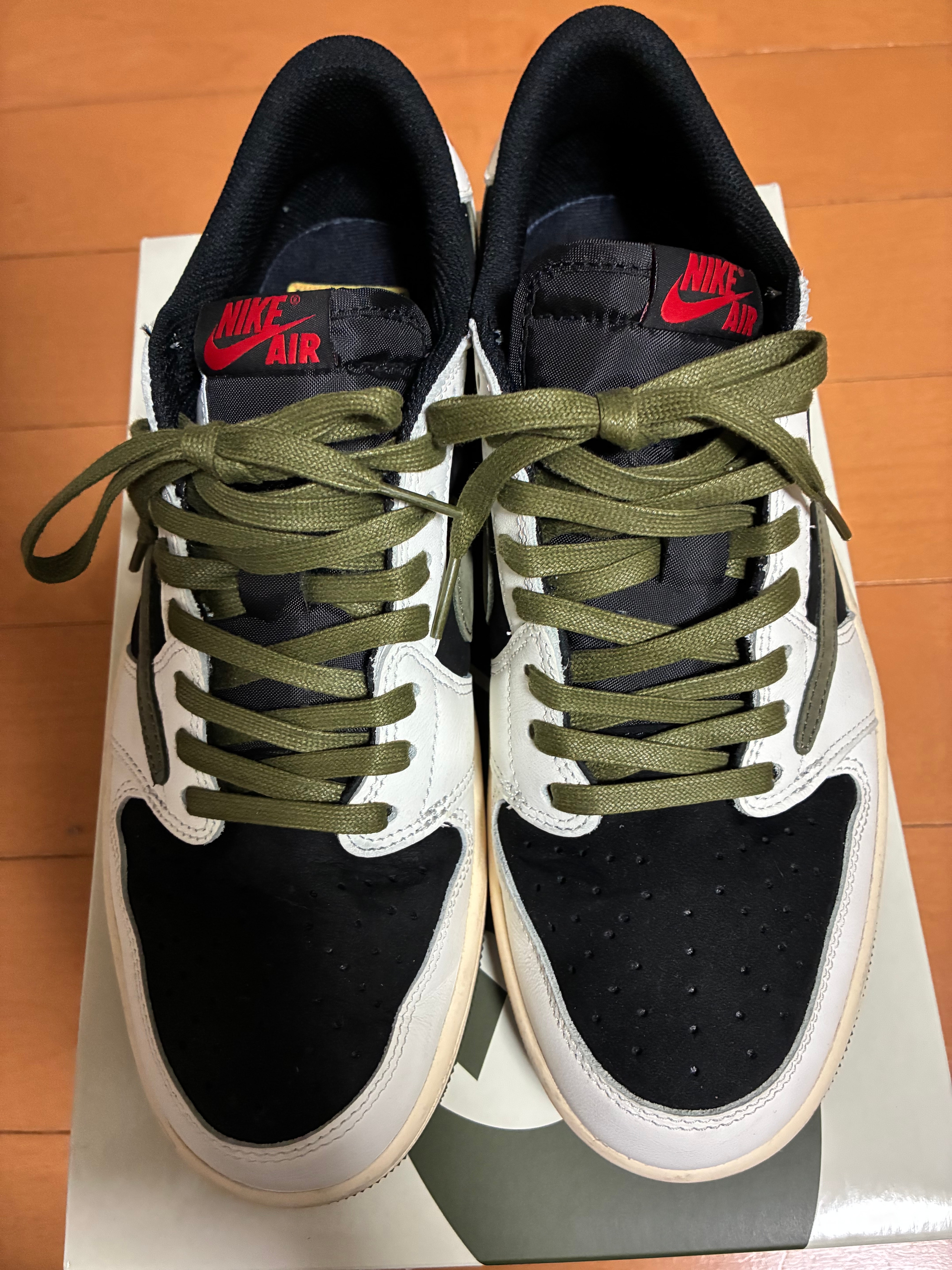 Travis Scott × Nike Women's Air Jordan 1 Low OG "Medium Olive"
