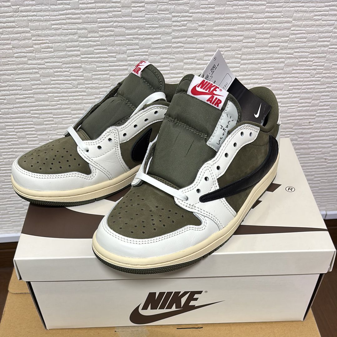 Travis Scott × Nike Air Jordan 1 Low OG SP "Reverse Olive"
